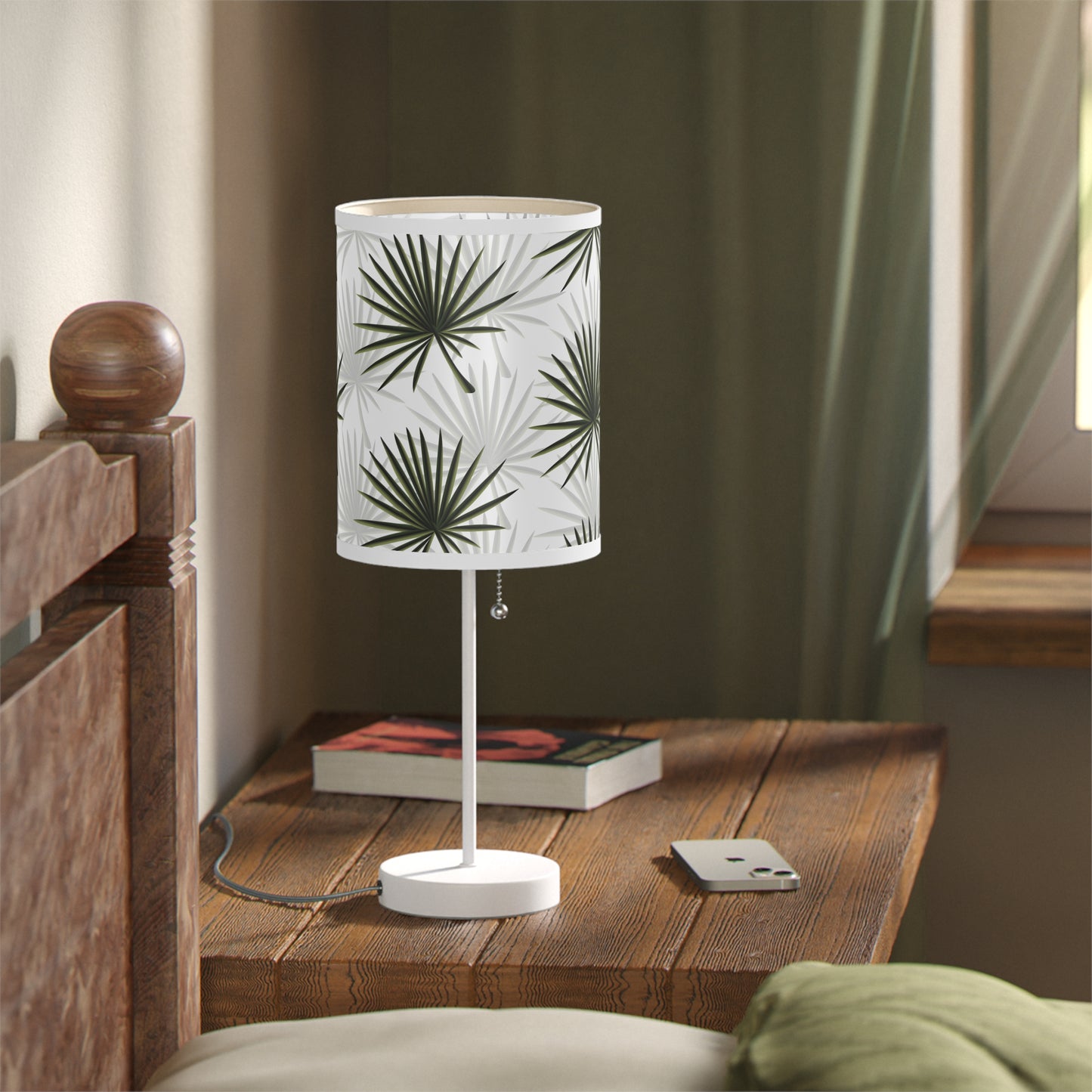 Palm Fan Table Lamp