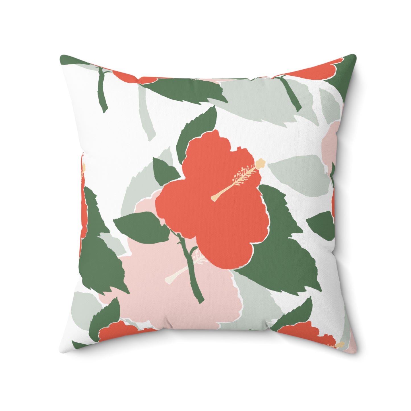 Floral Graphic Throw Pillow