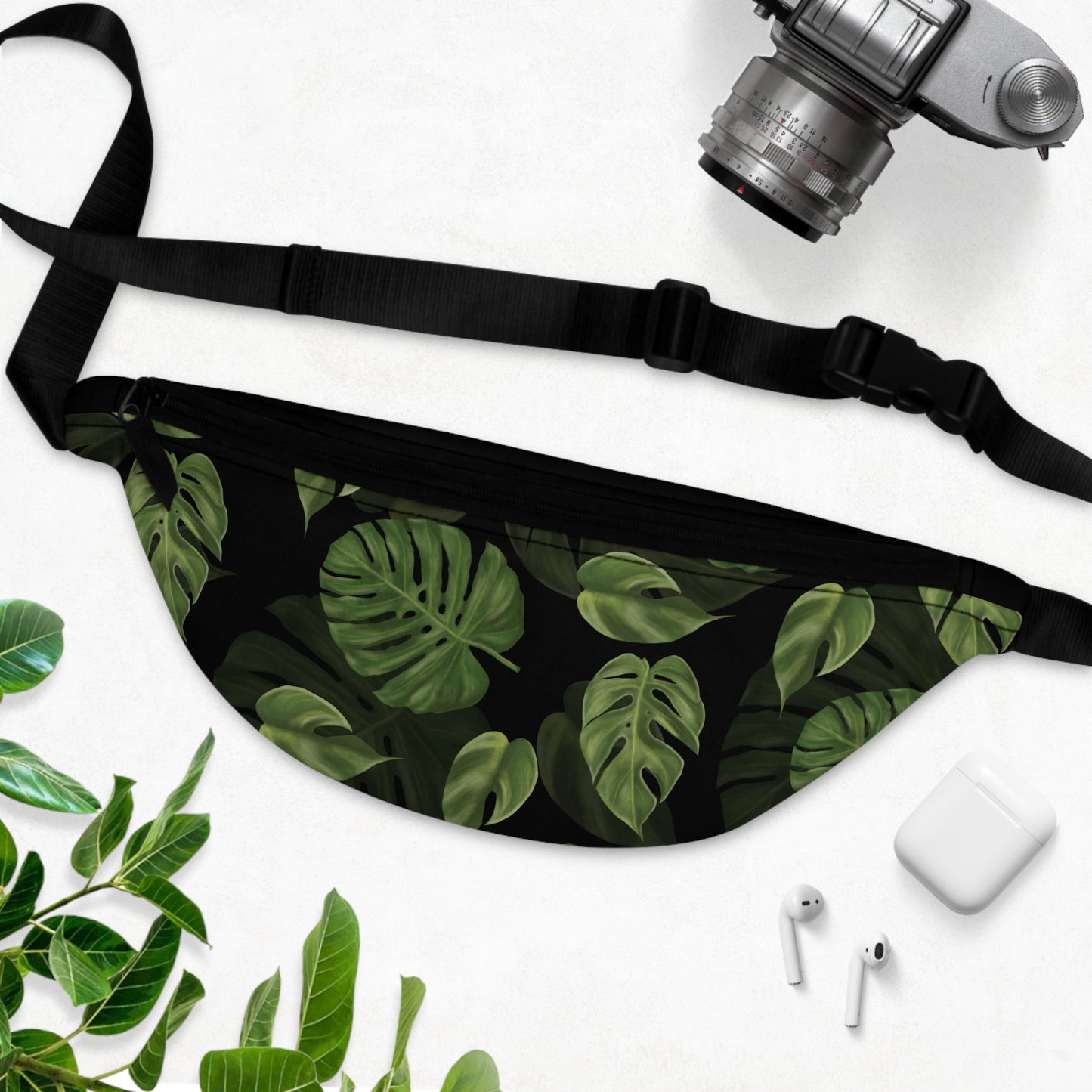 Monstera Leaf Fanny Pack
