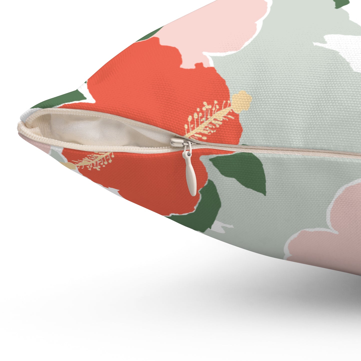 Floral Graphic Throw Pillow