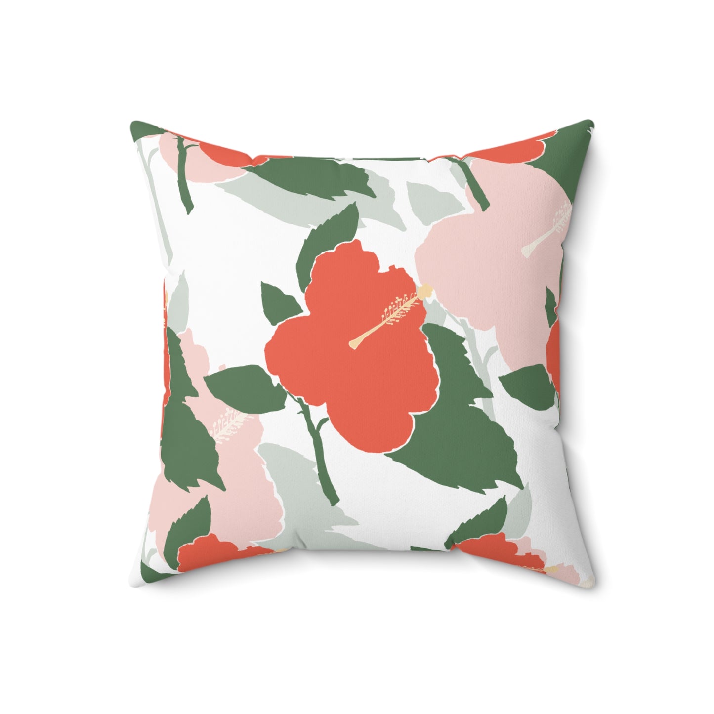 Floral Graphic Throw Pillow