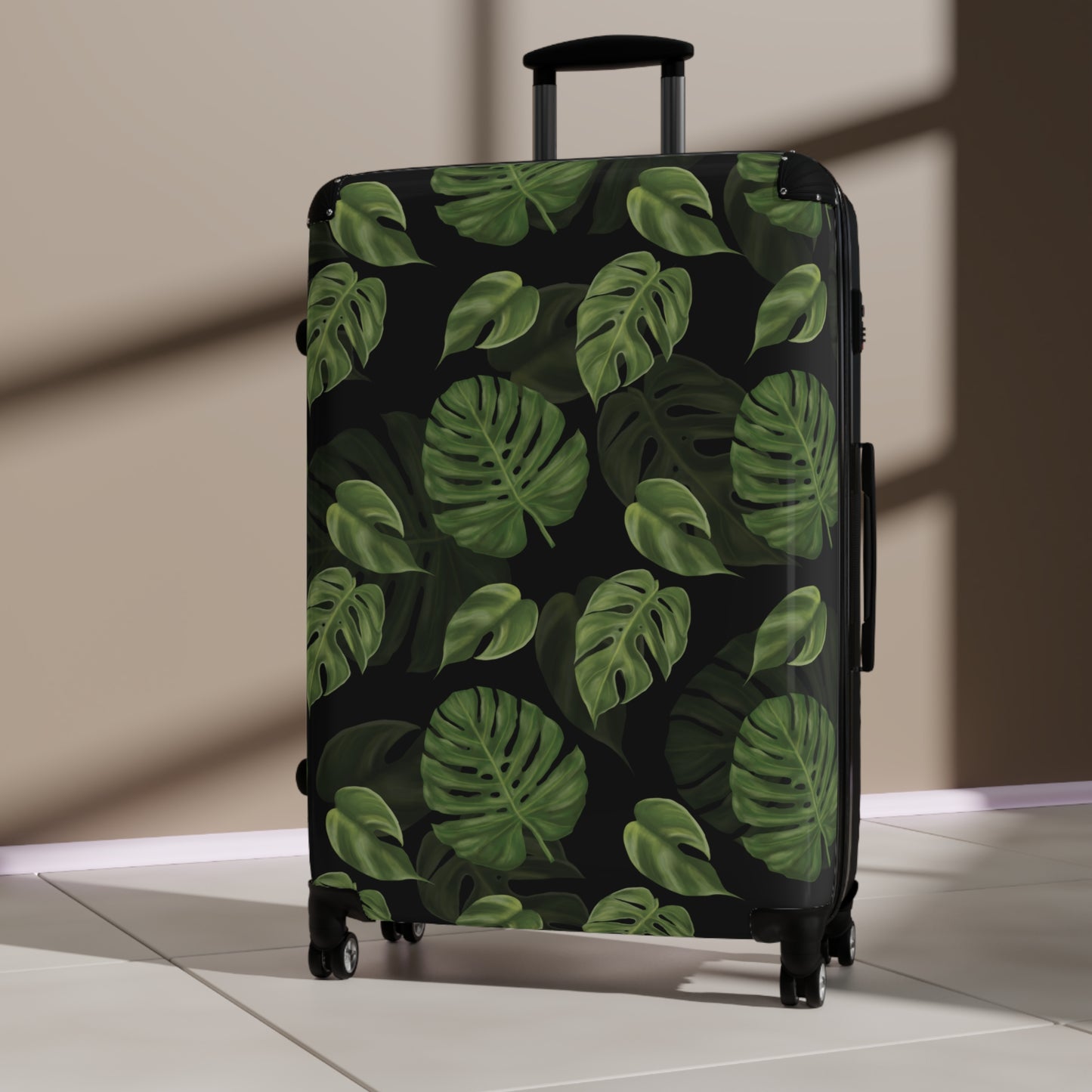 Monstera Leaf Suitcase