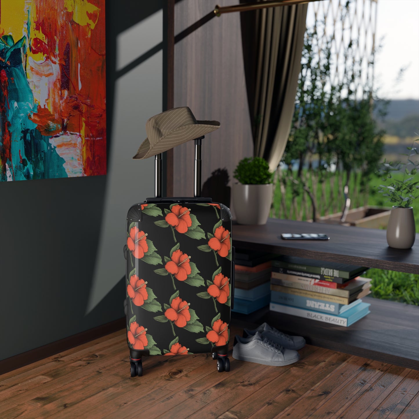 Hibiscus Flower Suitcase