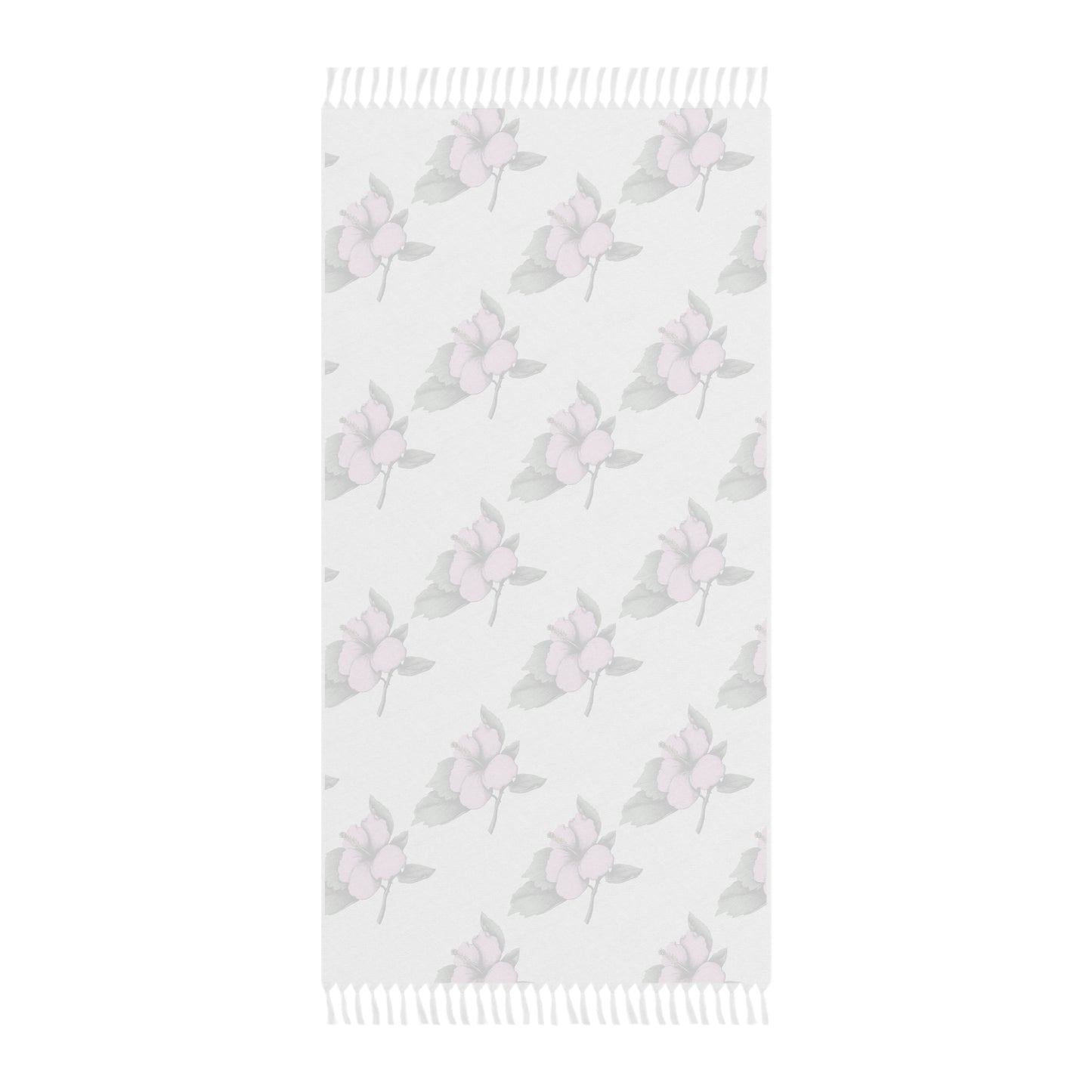 Pink Hibiscus Boho Beach Cloth