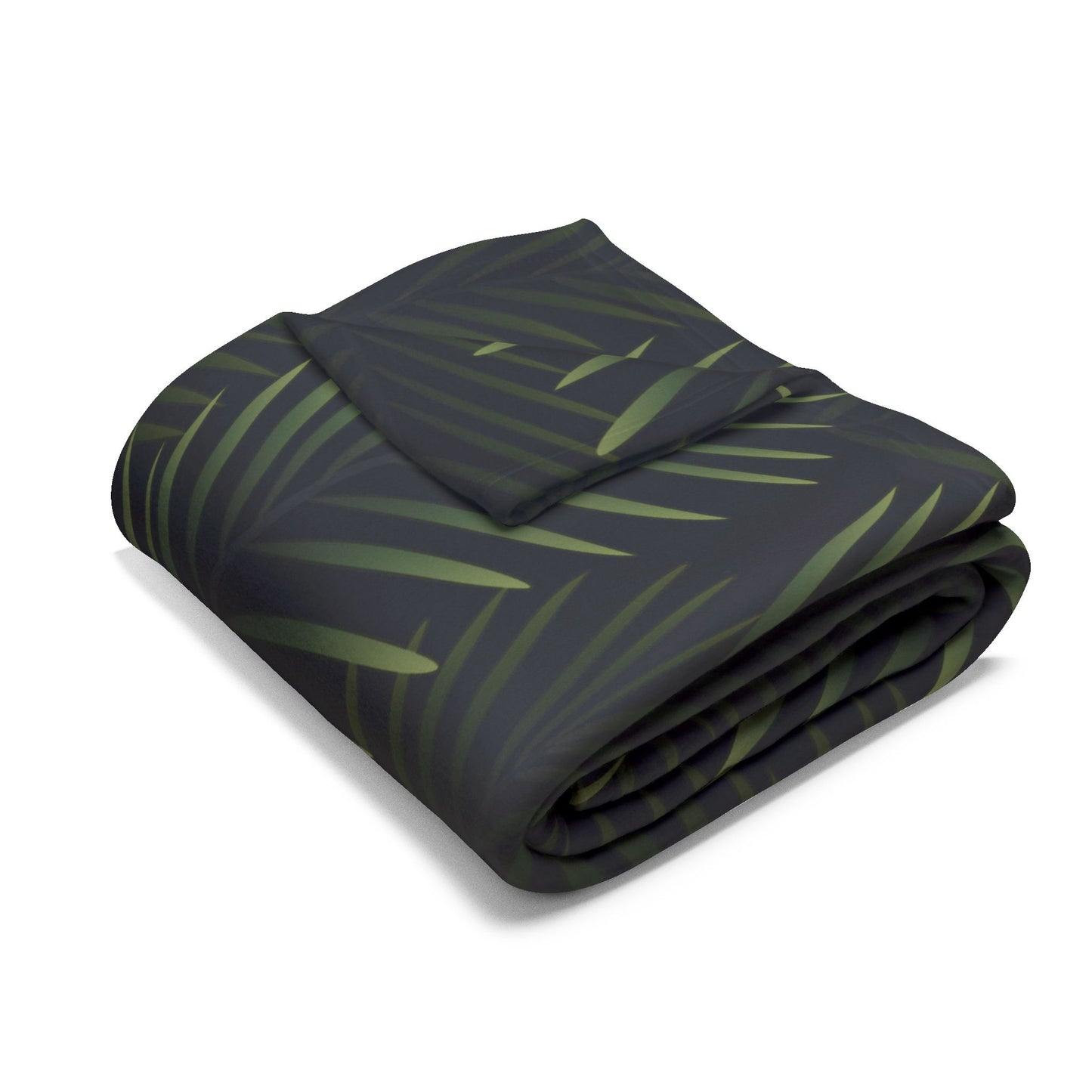 Palm Leaf Fleece Blanket