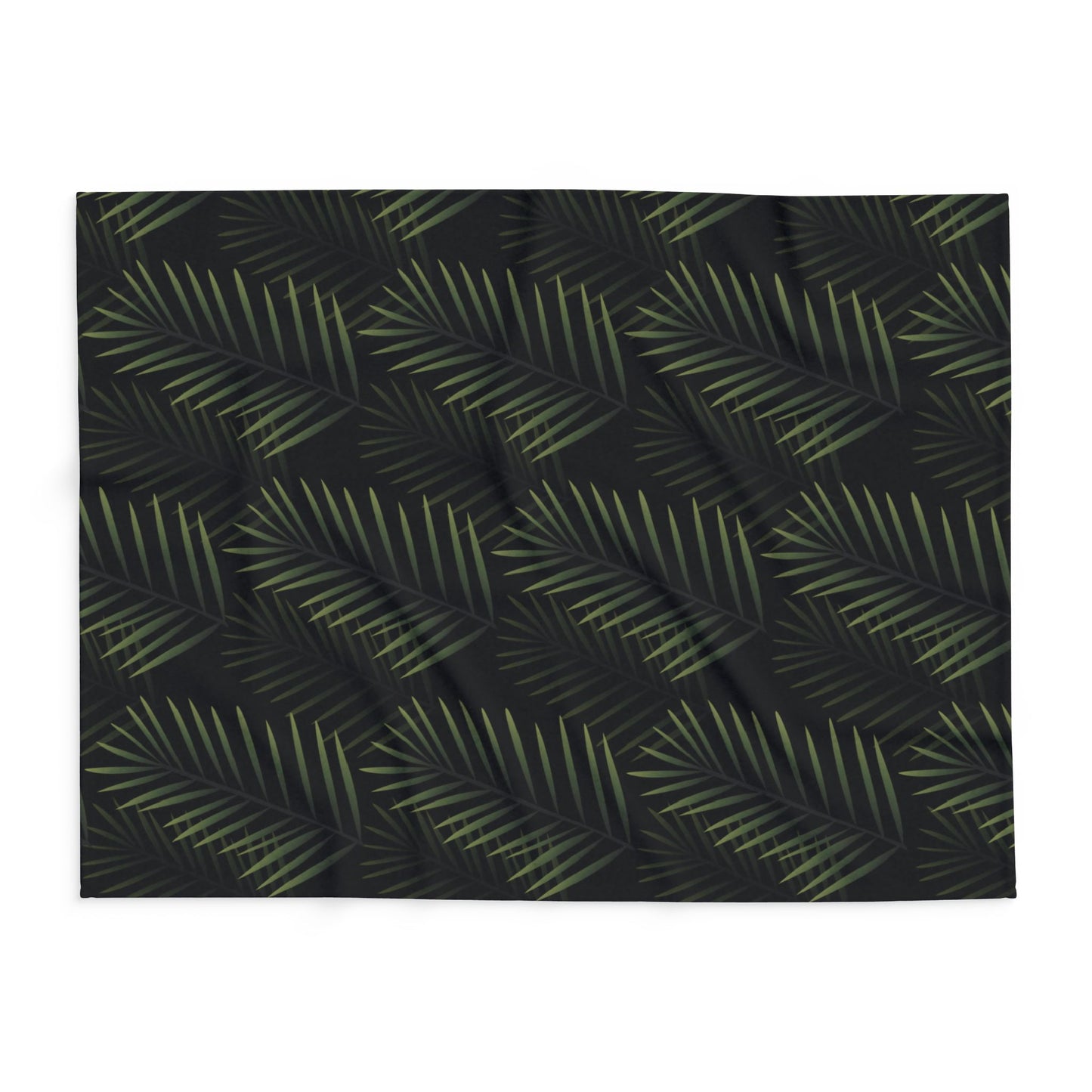 Palm Leaf Fleece Blanket