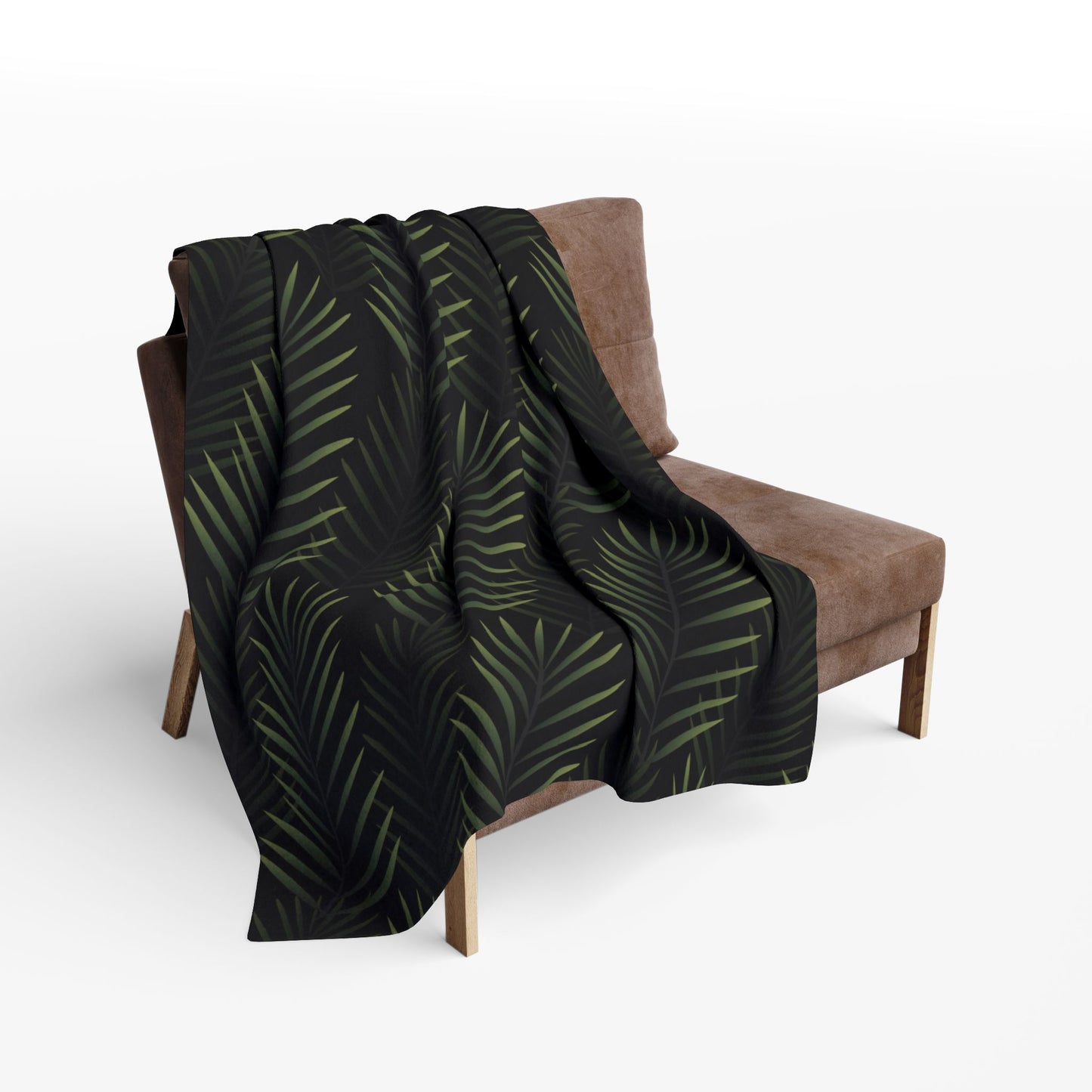 Palm Leaf Fleece Blanket
