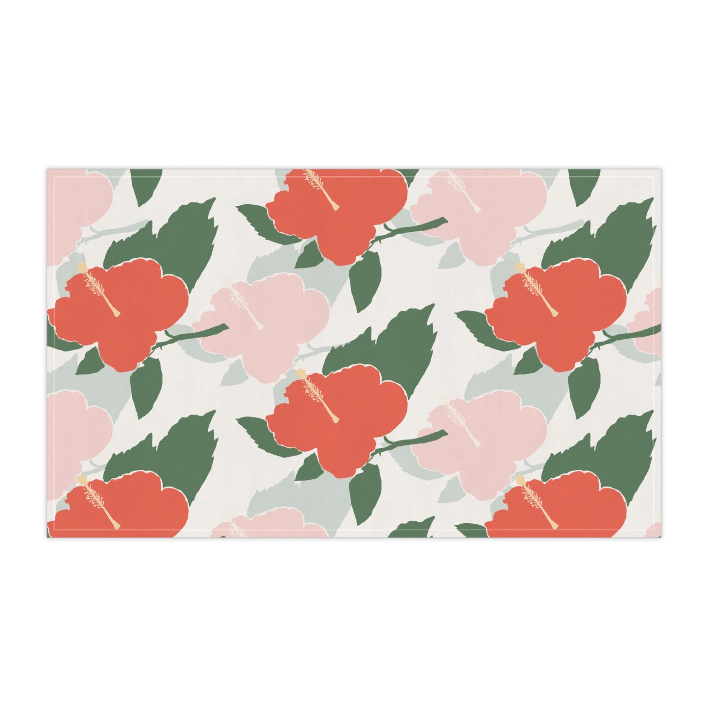 Floral Graphic Tea Towel
