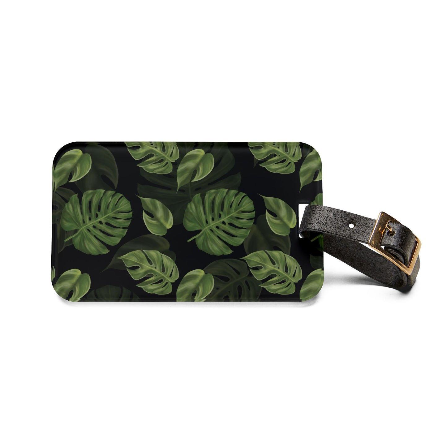 Monstera Leaf Luggage Tag