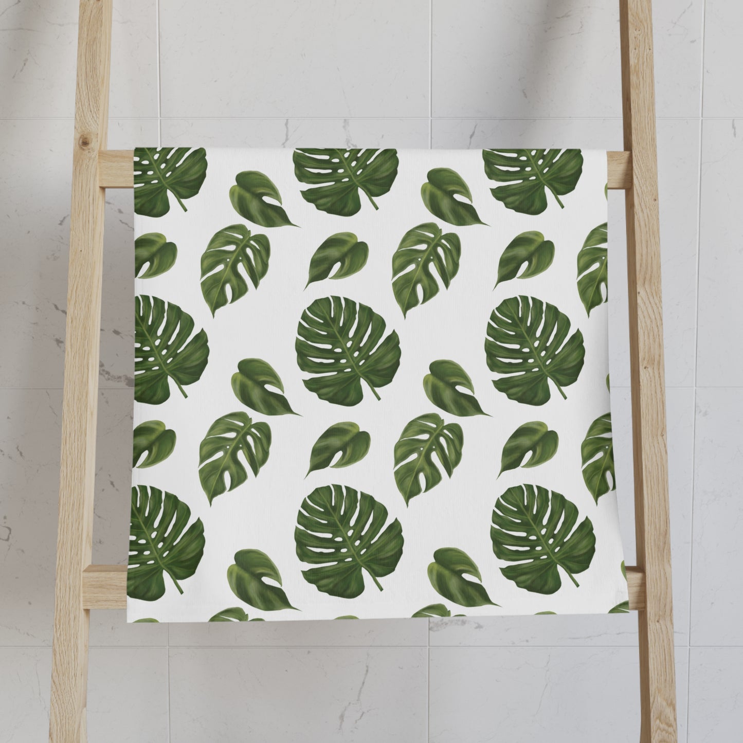 Monstera Leaf Hand Towel
