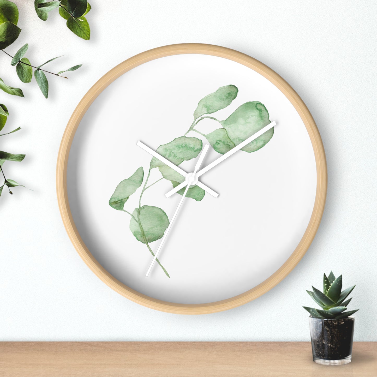 Eucalyptus Wall Clock