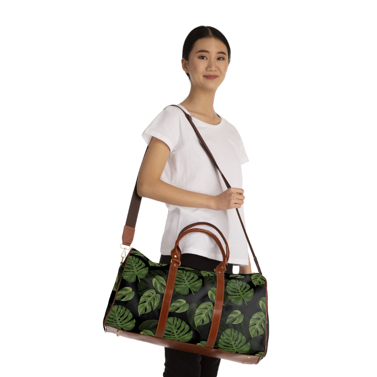 Monstera Leaf Travel Bag