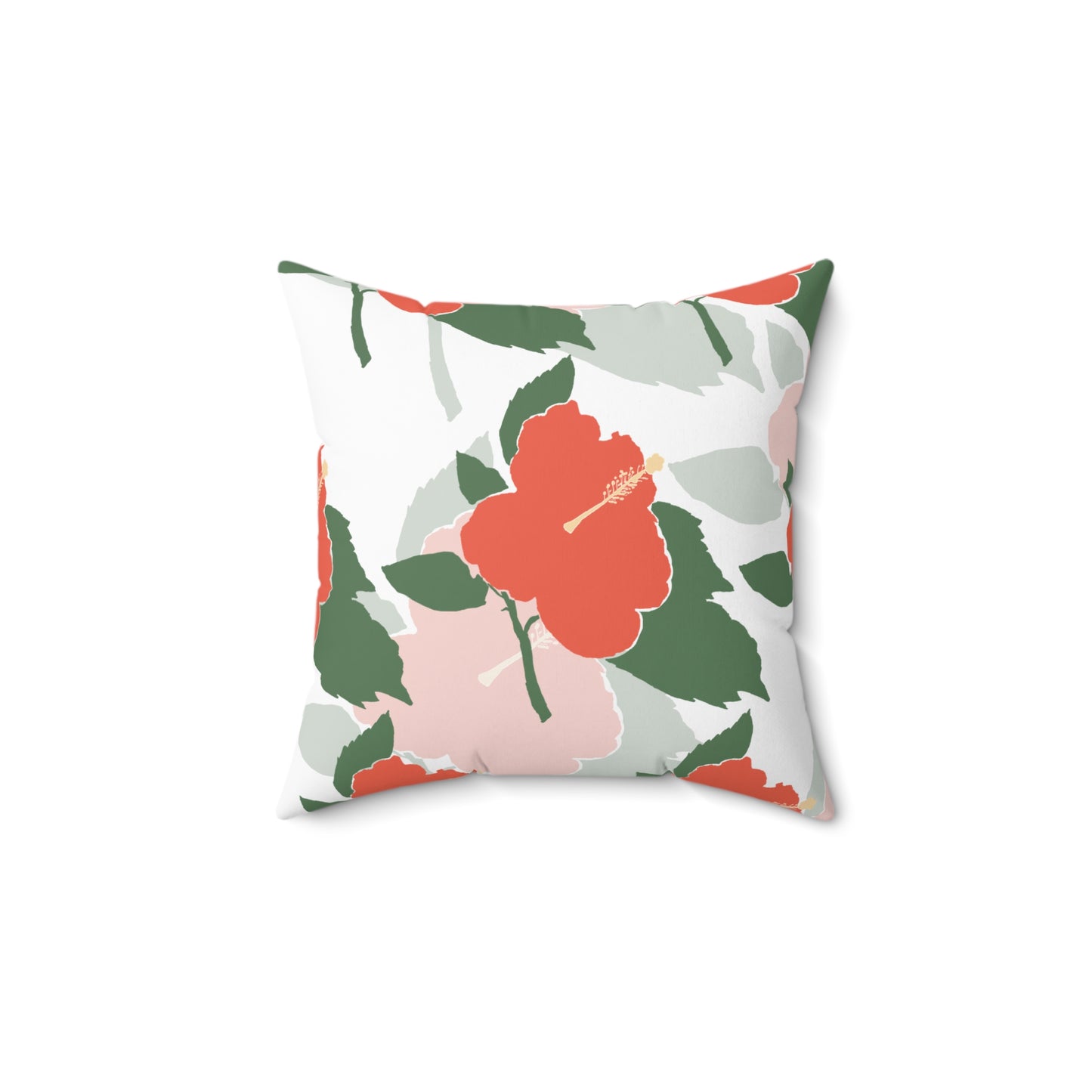Floral Graphic Throw Pillow