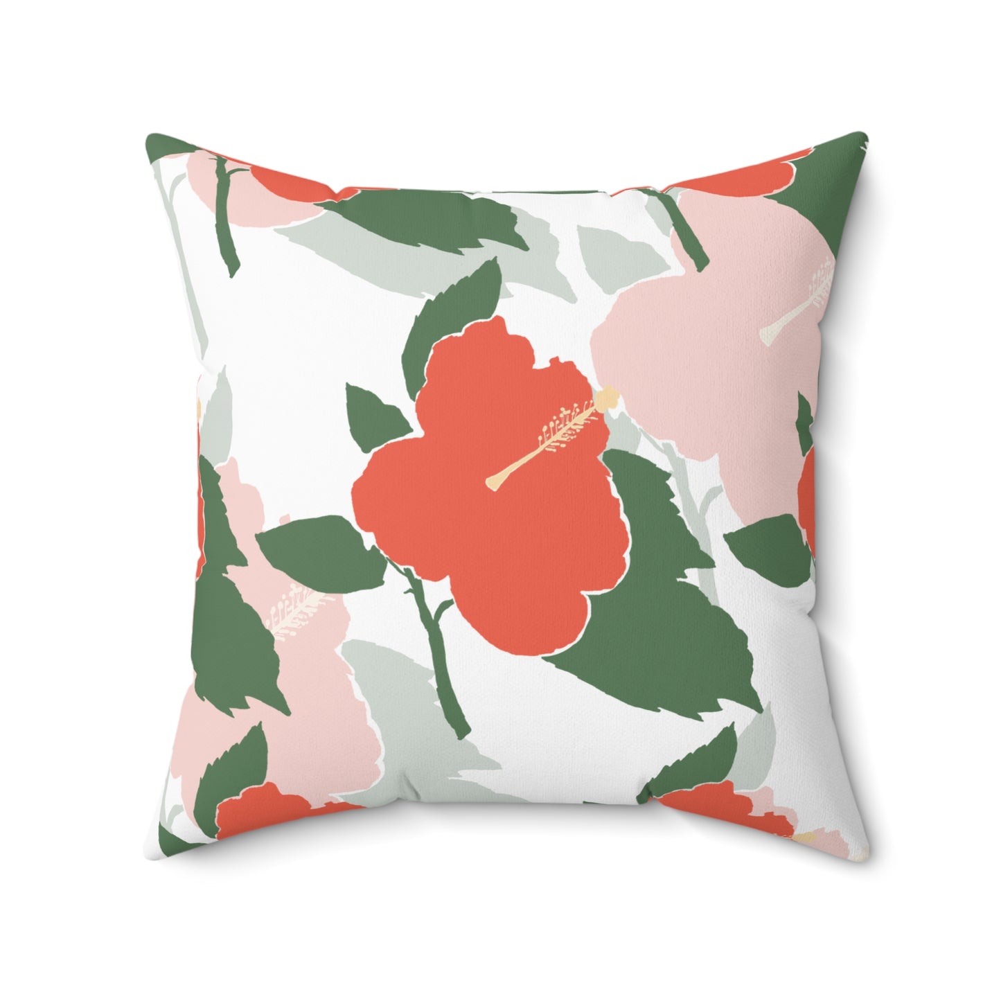 Floral Graphic Throw Pillow