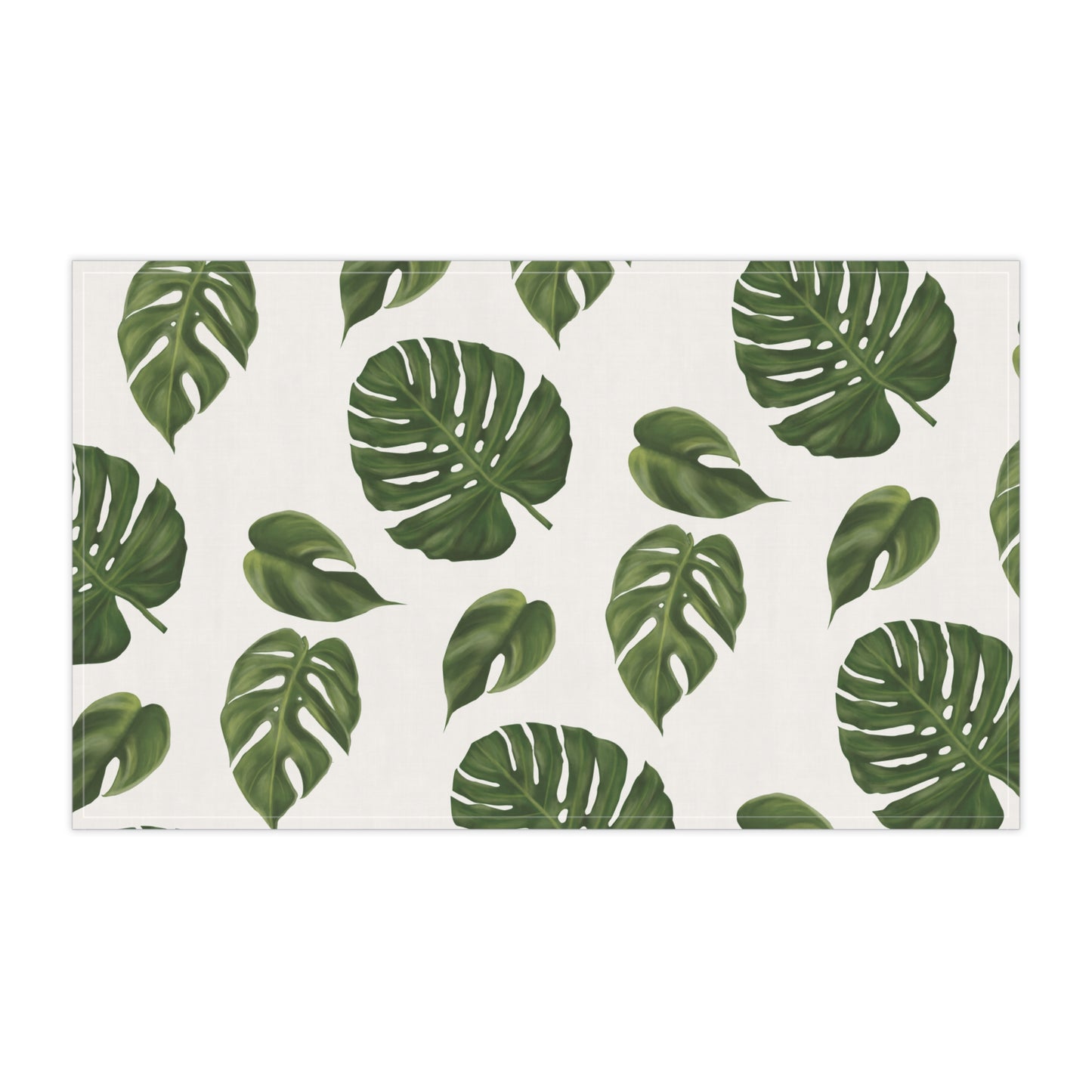 Monstera Leaf Kitchen Tea Towel