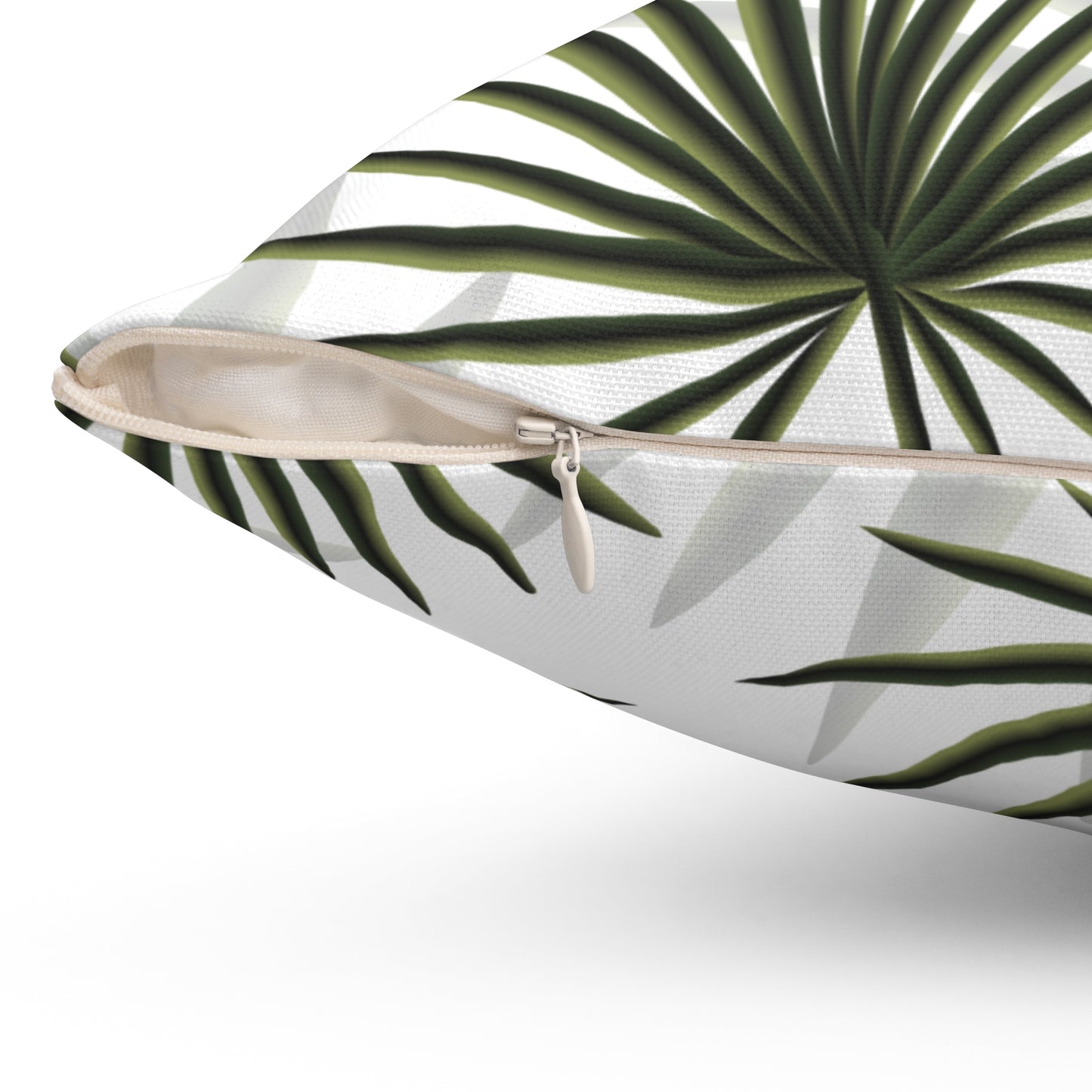 Palm Fan Throw Pillow