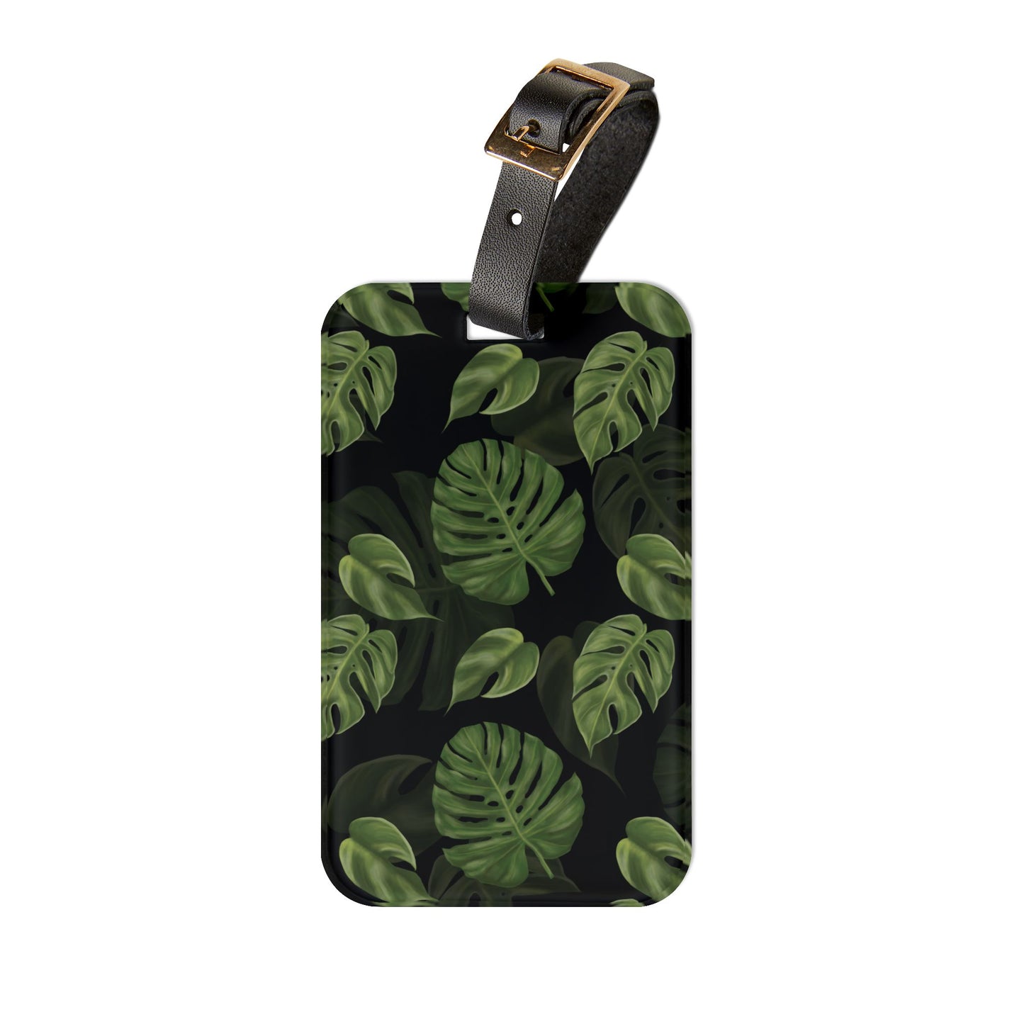Monstera Leaf Luggage Tag