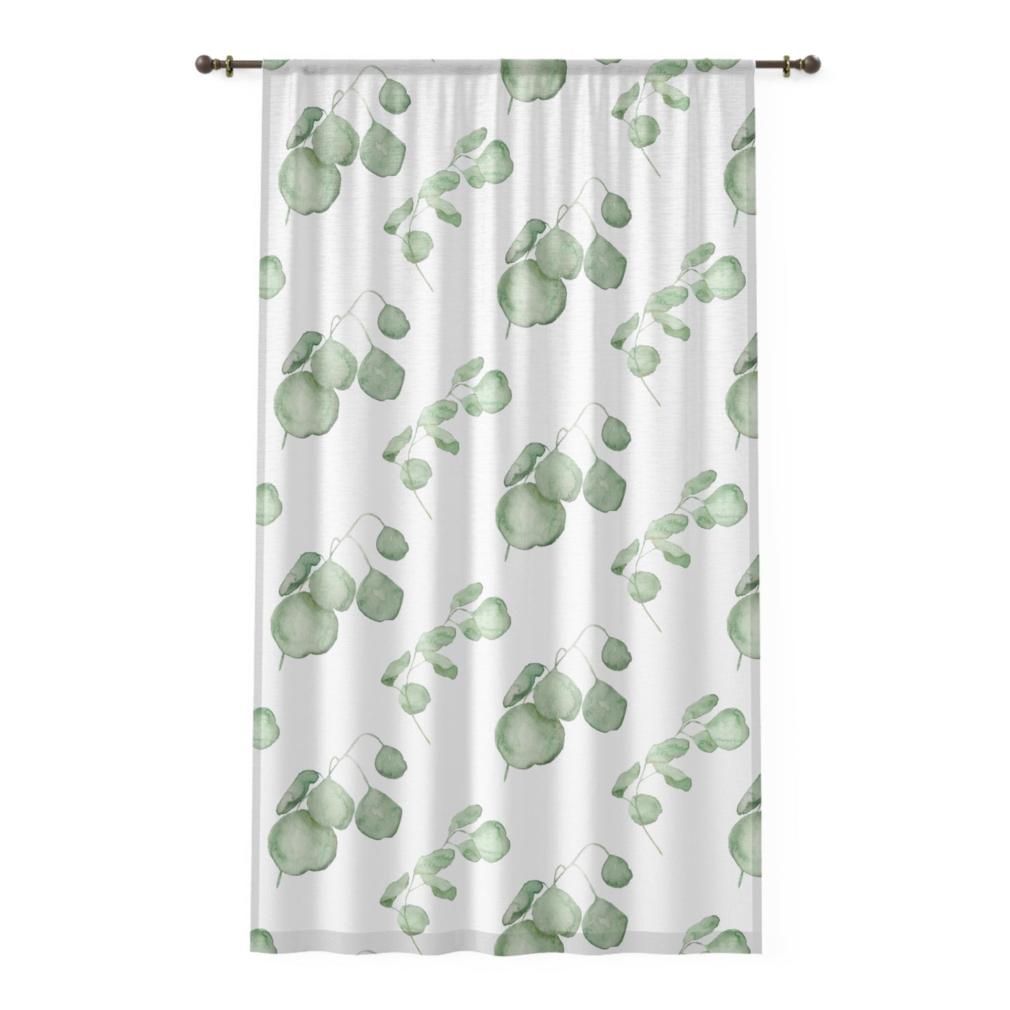 Eucalyptus Sheer Window Curtain