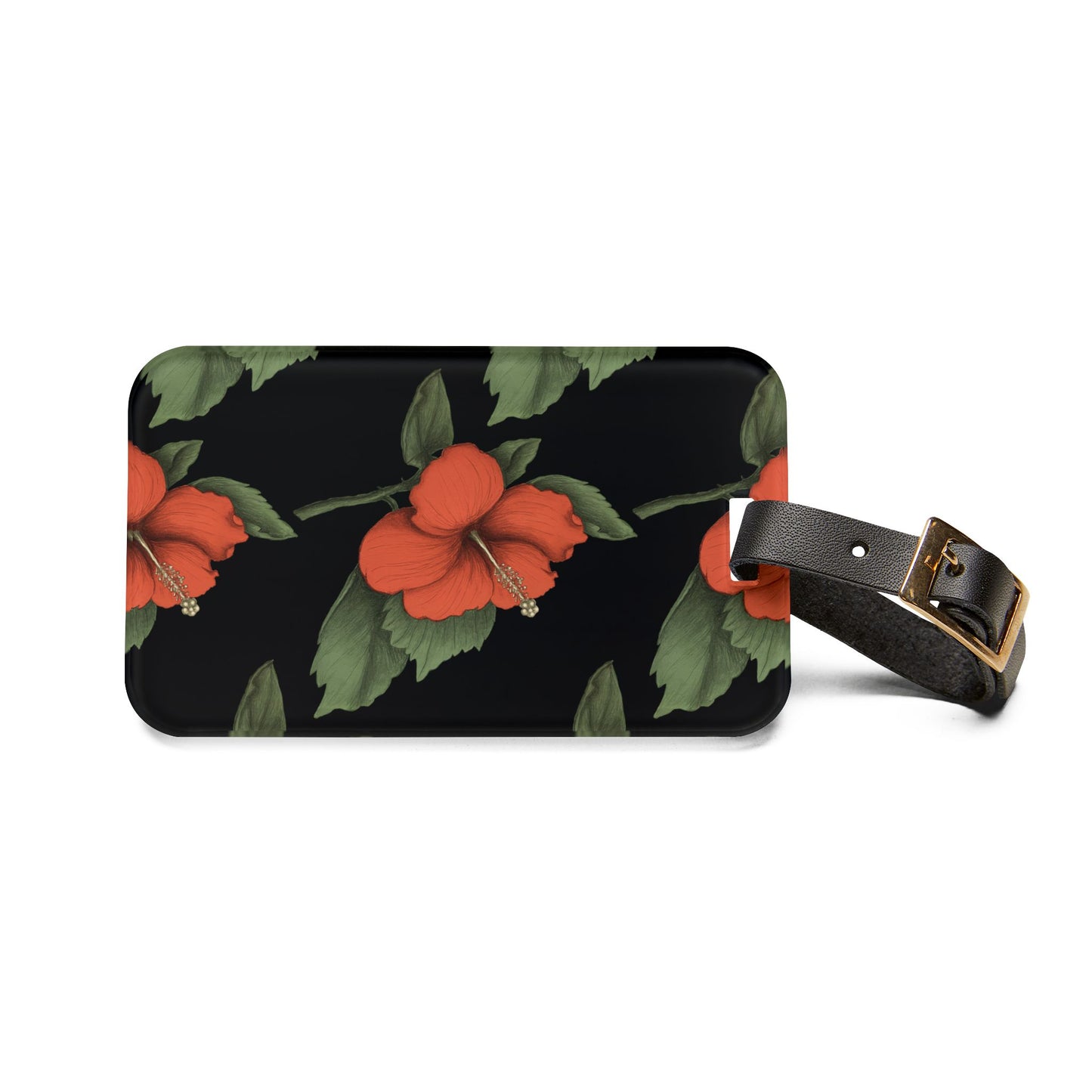 Hibiscus Luggage Tag