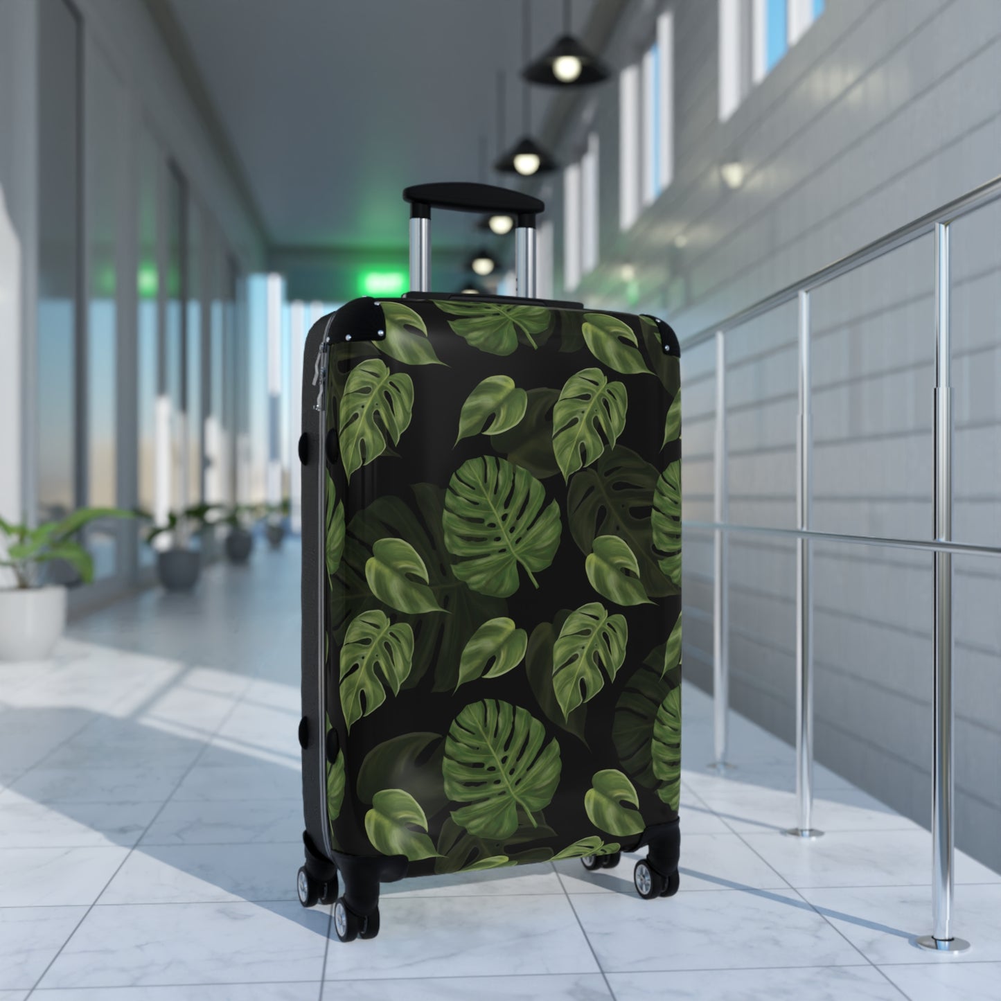 Monstera Leaf Suitcase