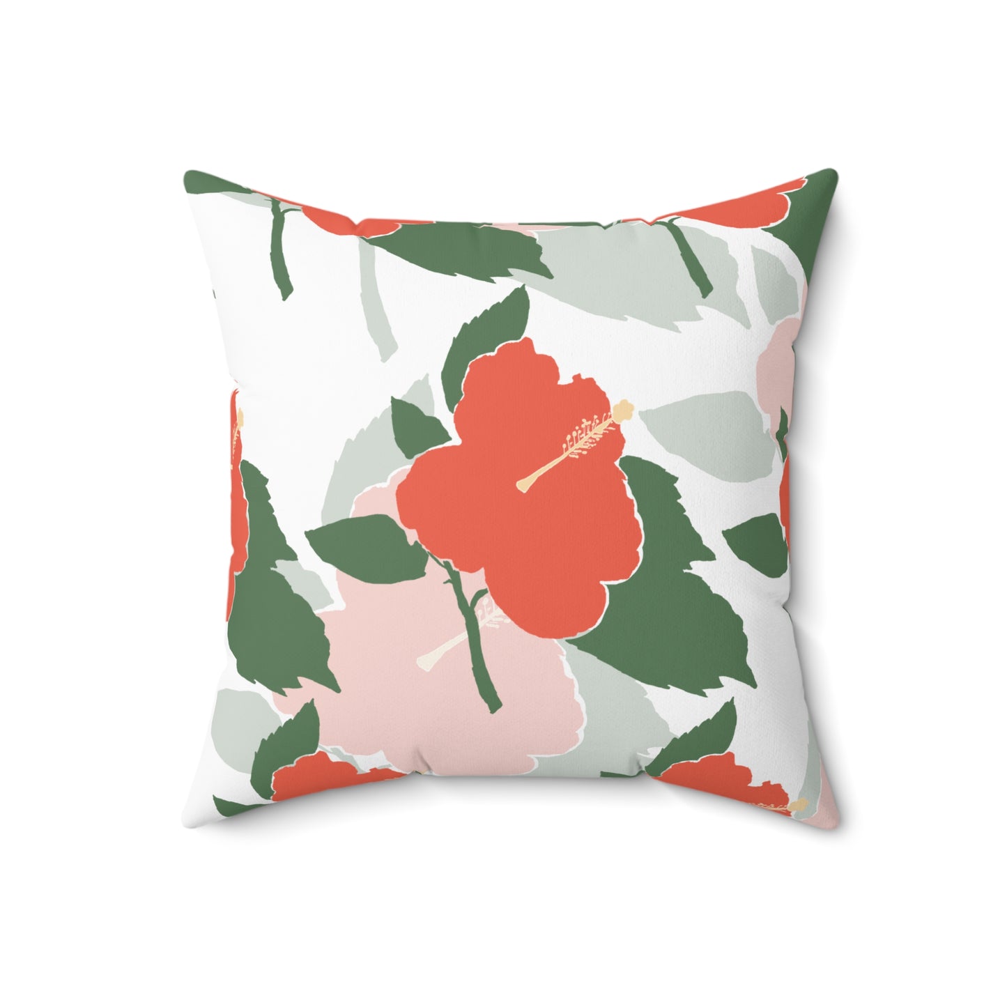 Floral Graphic Throw Pillow