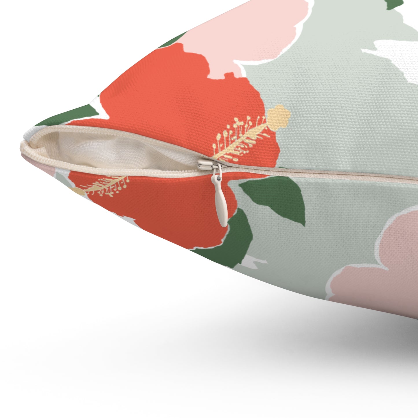 Floral Graphic Throw Pillow