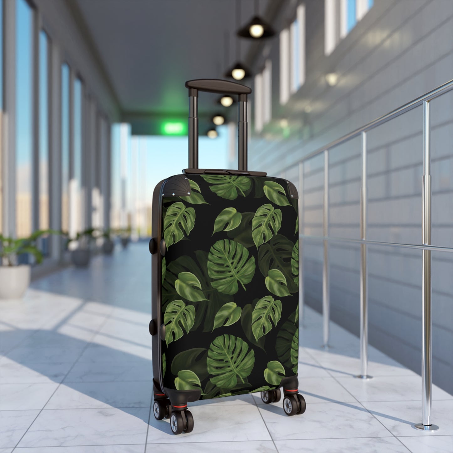 Monstera Leaf Suitcase