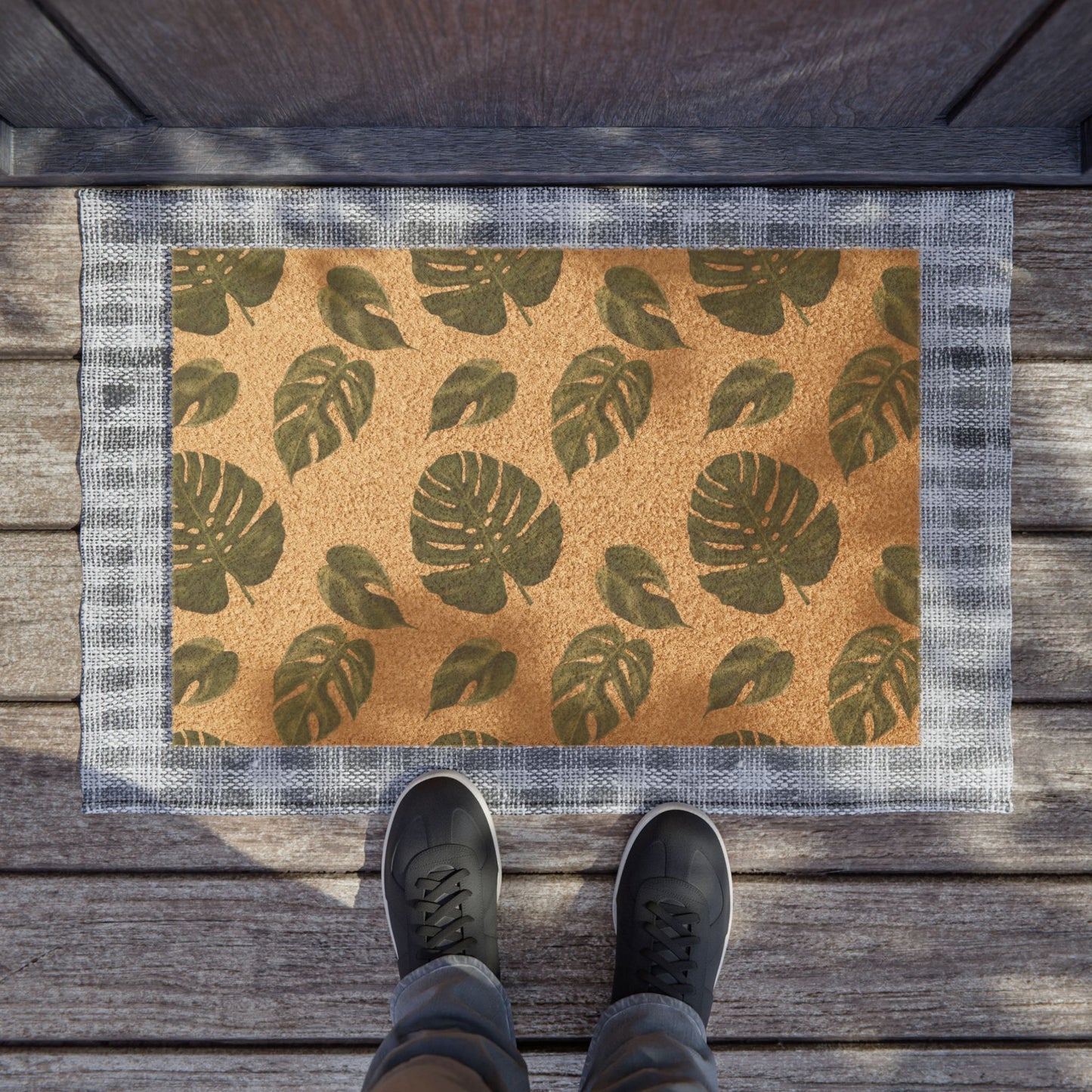 Monstera Leaf Doormat