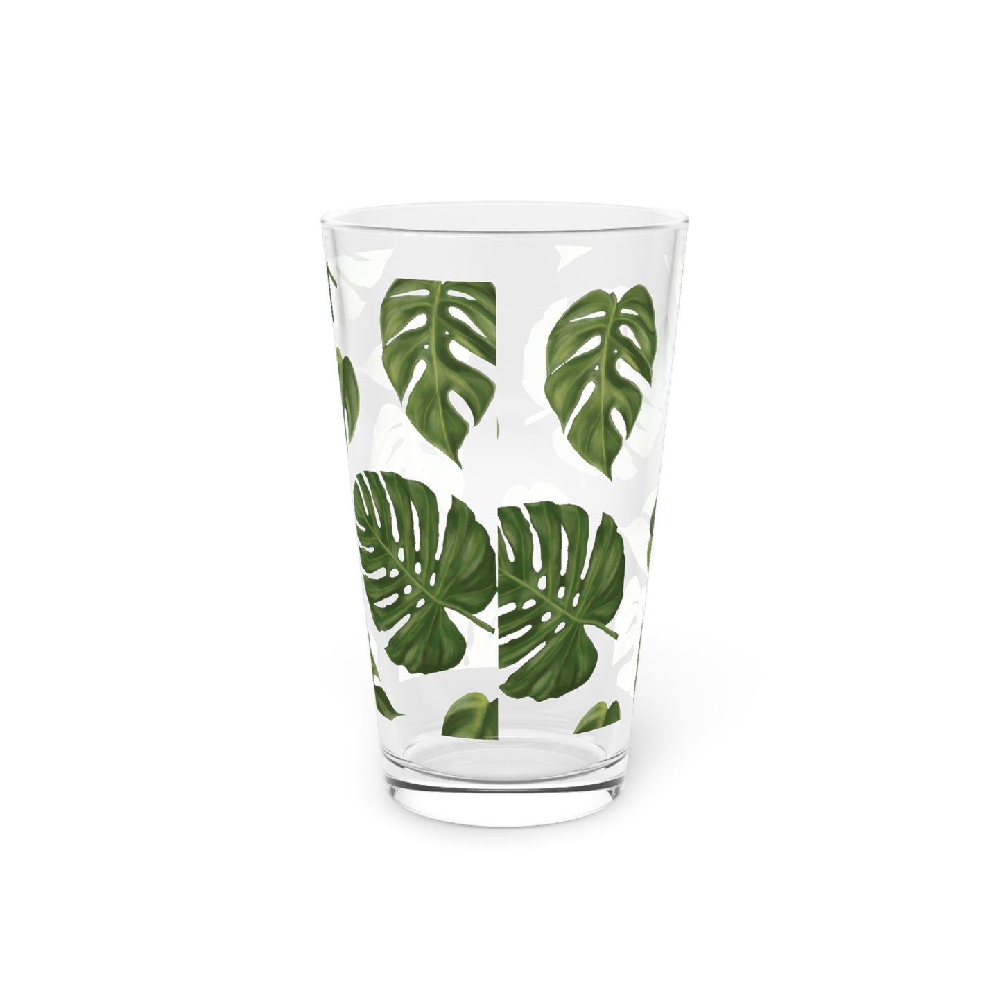 Monstera Leaf Pint Glass