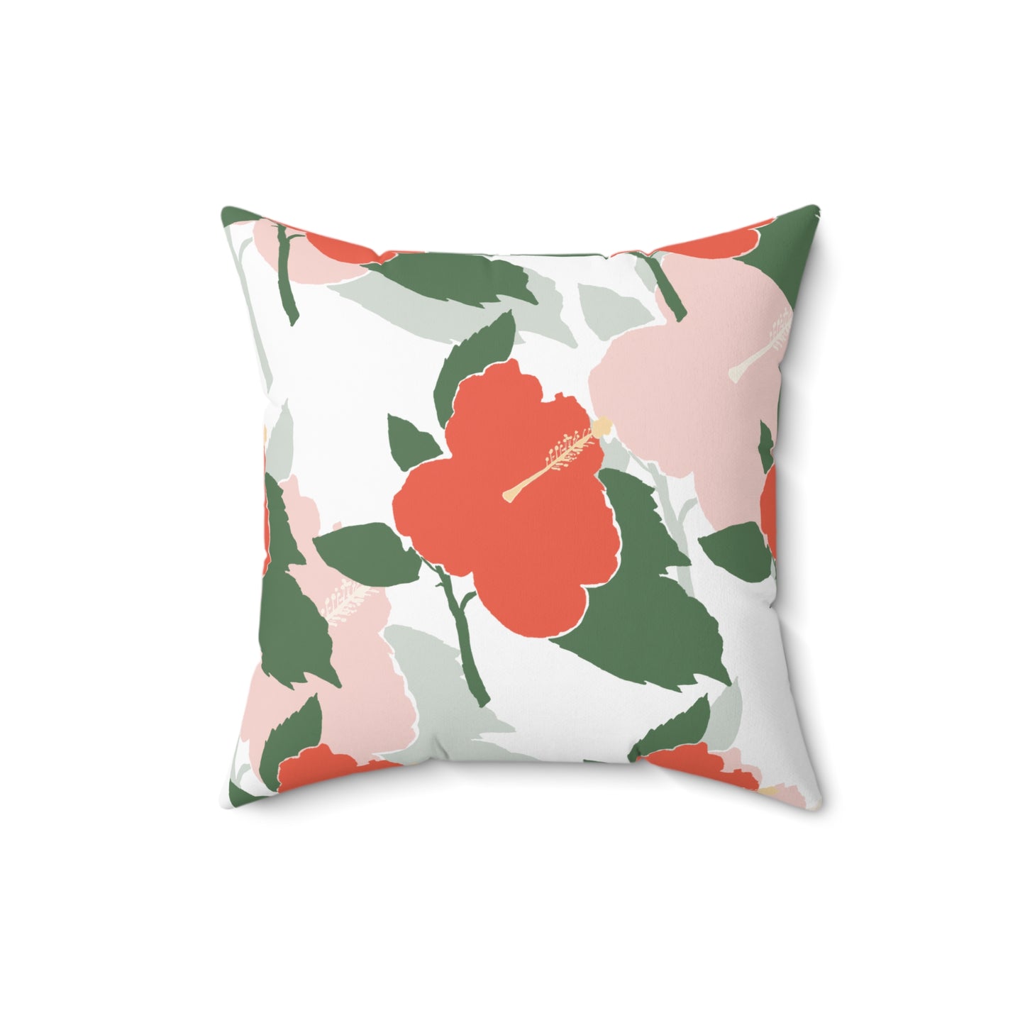 Floral Graphic Throw Pillow