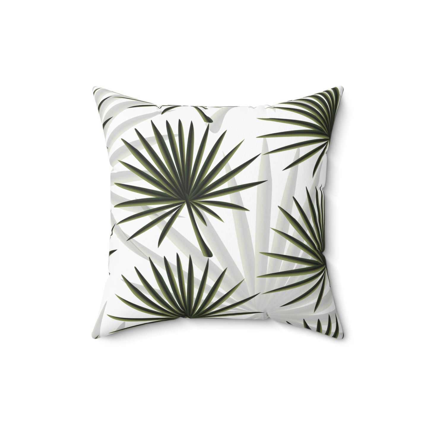 Palm Fan Throw Pillow