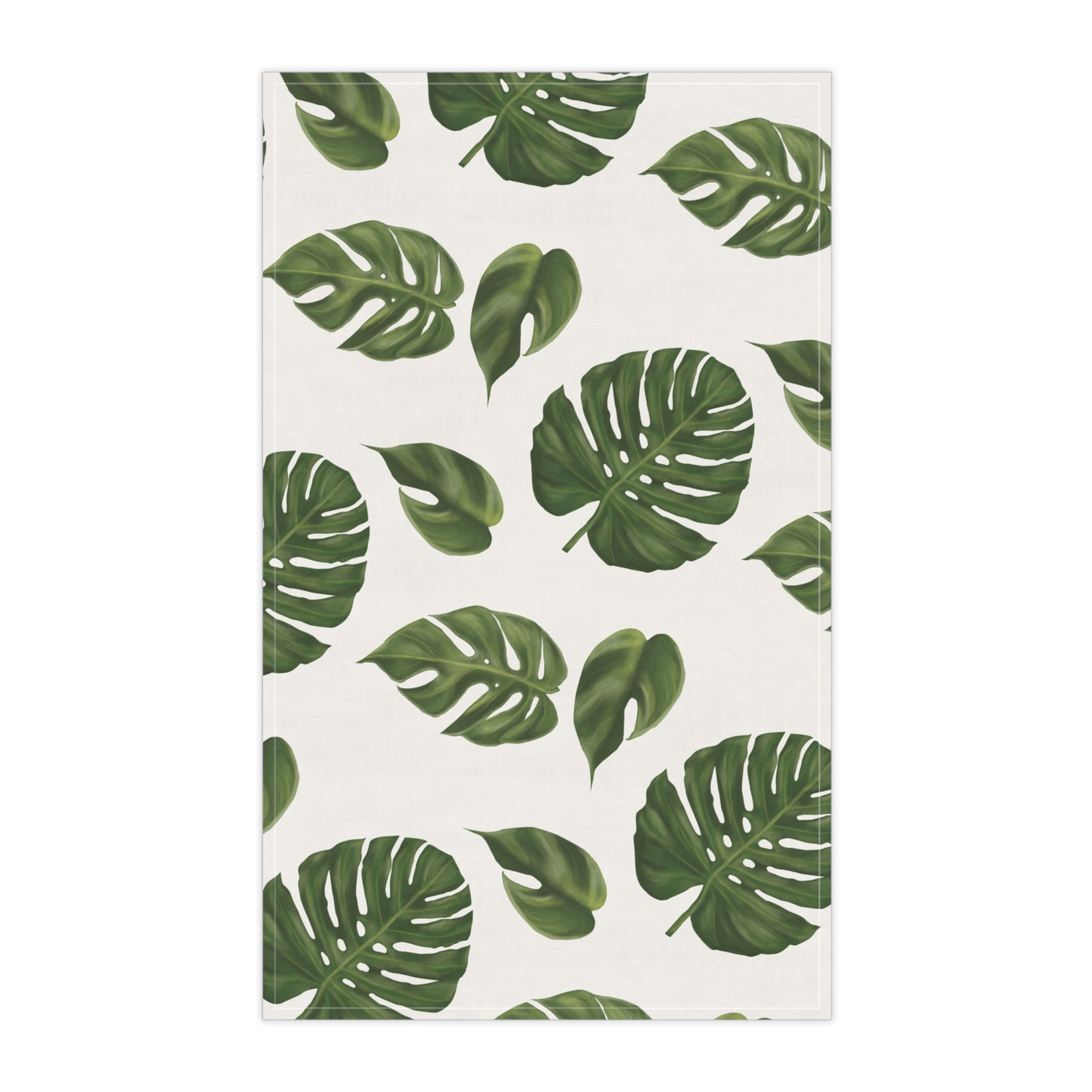 Monstera Leaf Kitchen Tea Towel
