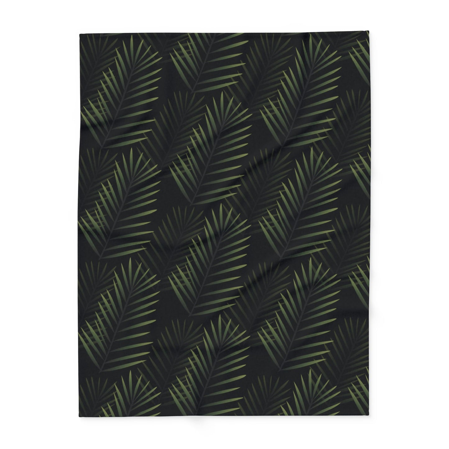 Palm Leaf Fleece Blanket