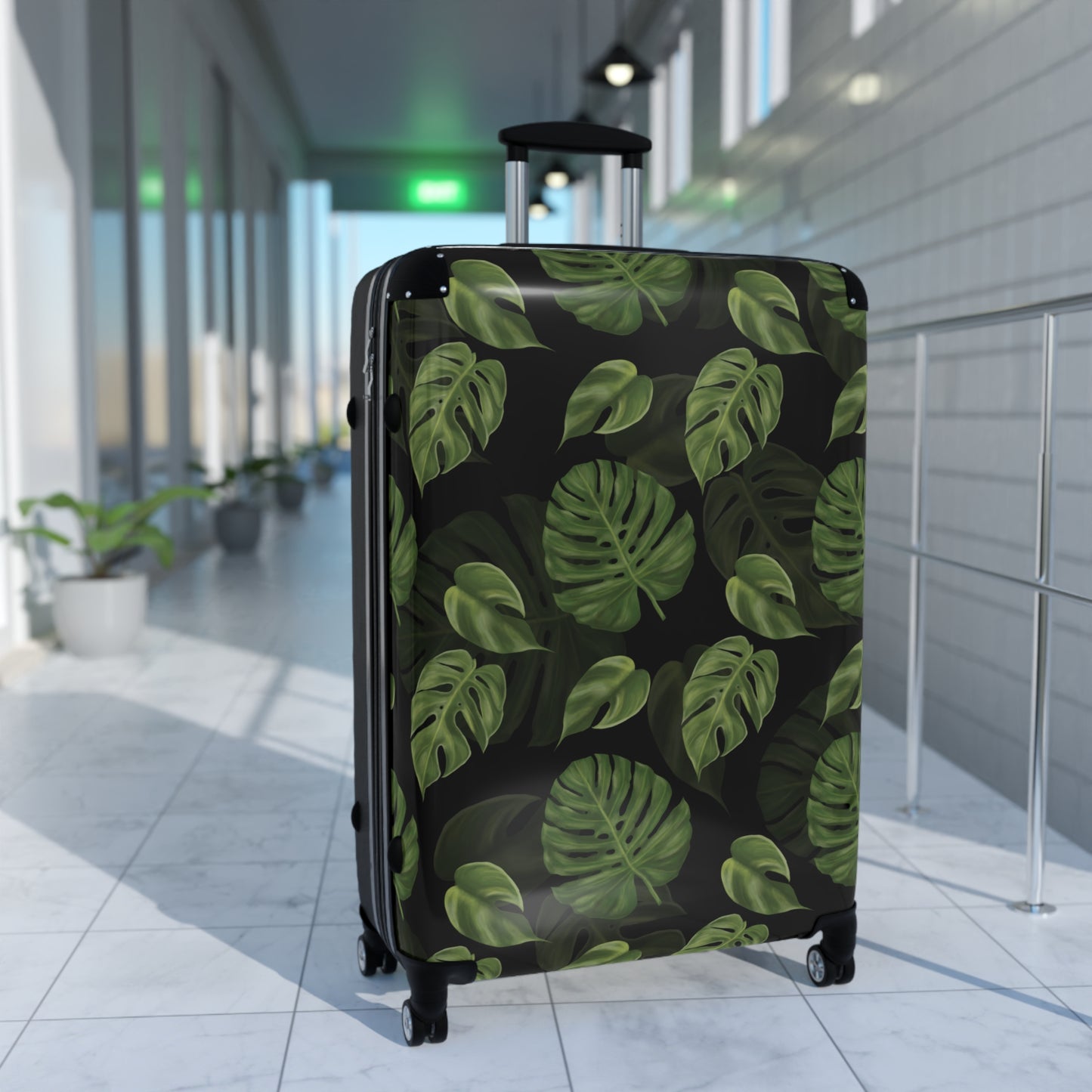 Monstera Leaf Suitcase