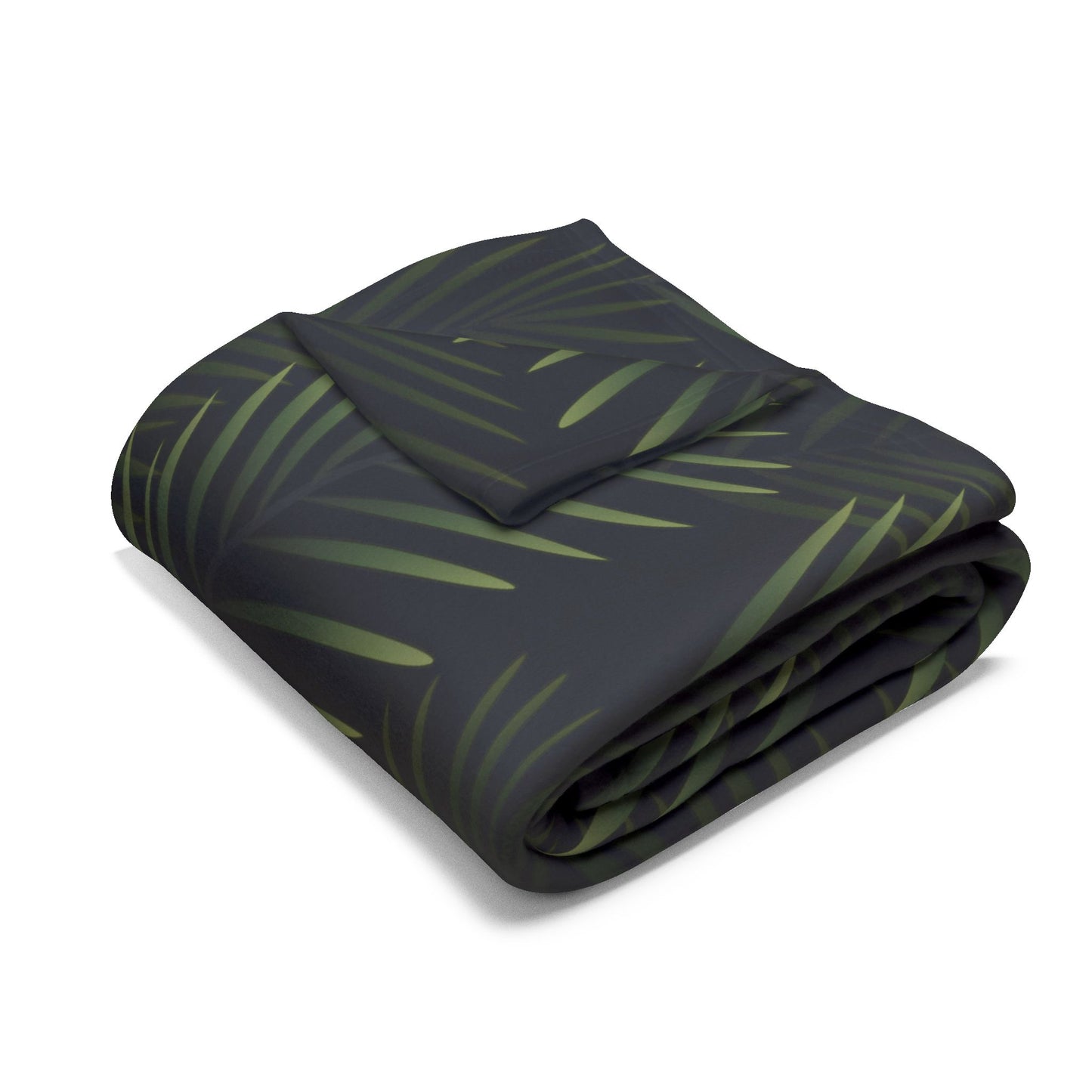 Palm Leaf Fleece Blanket