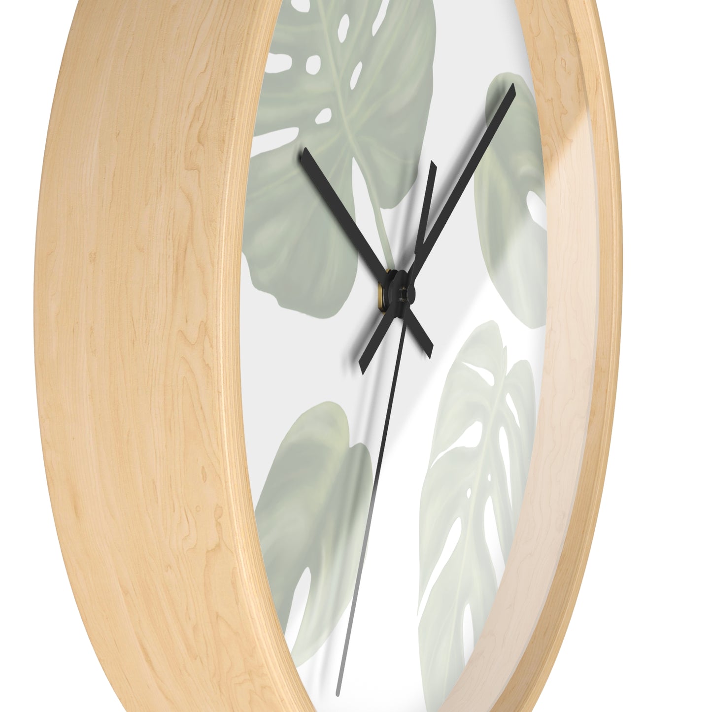 Monstera Leaf Wall Clock