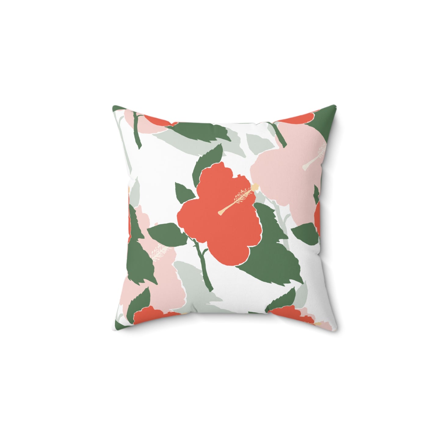 Floral Graphic Throw Pillow