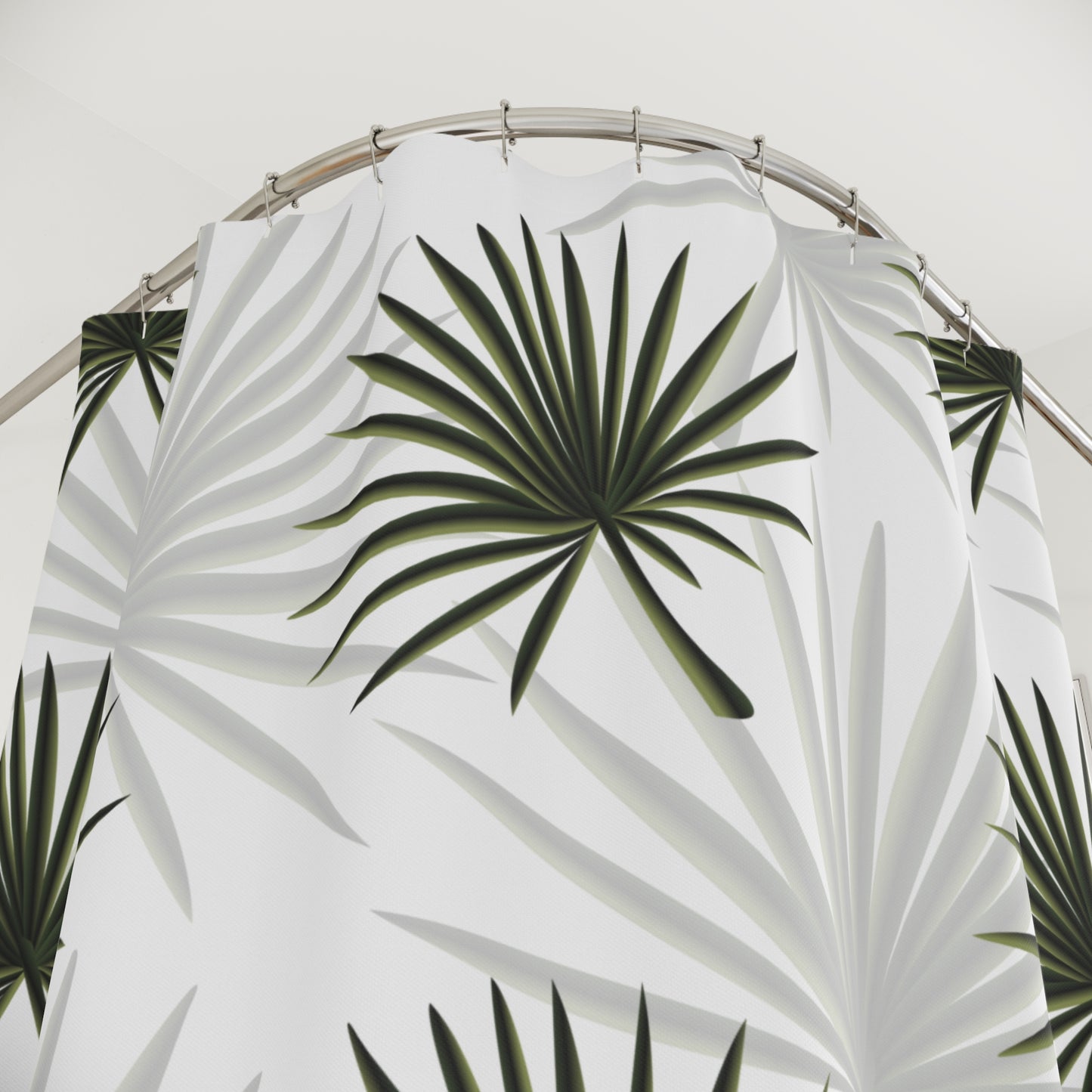 Palm Fan Shower Curtain