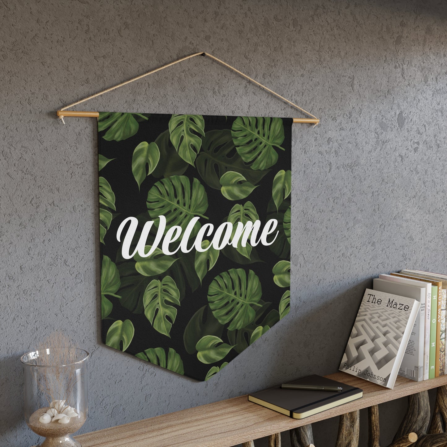 Welcome Sign Pennant Flag
