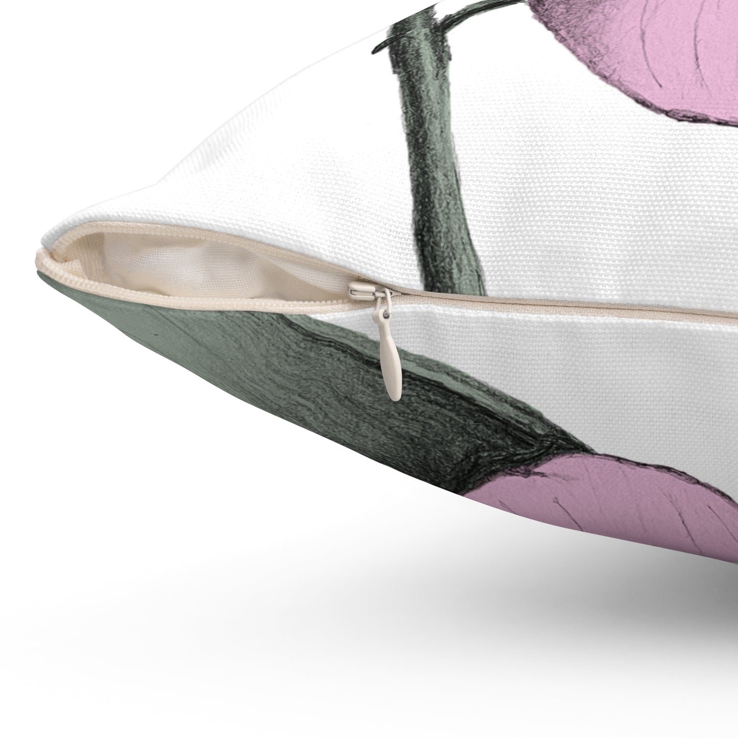 Pink Hibiscus Throw Pillow