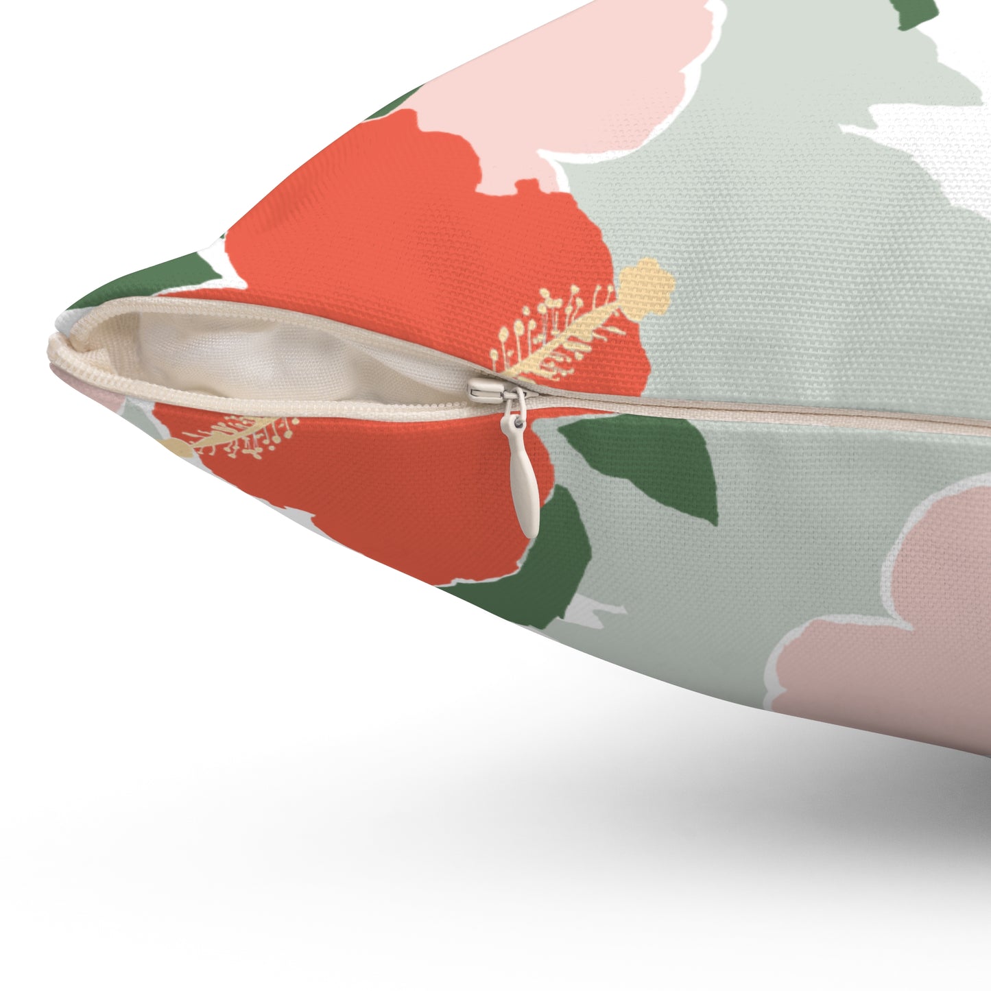Floral Graphic Throw Pillow