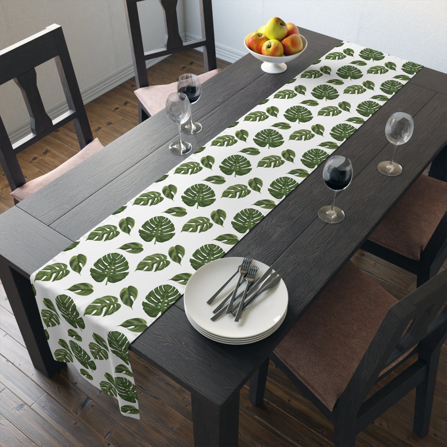 Monstera Leaf Table Runner