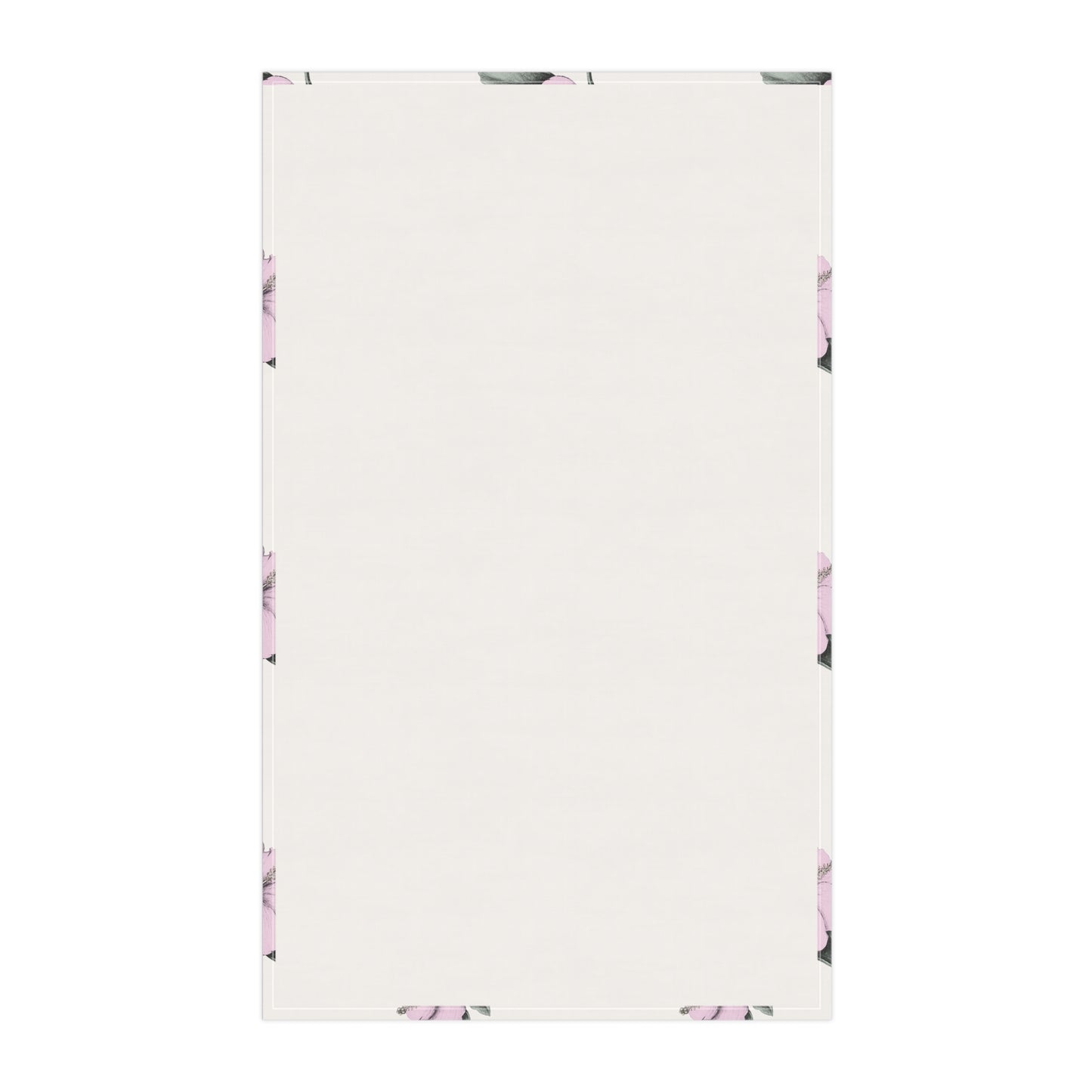 Pink Hibiscus Kitchen Tea Towel