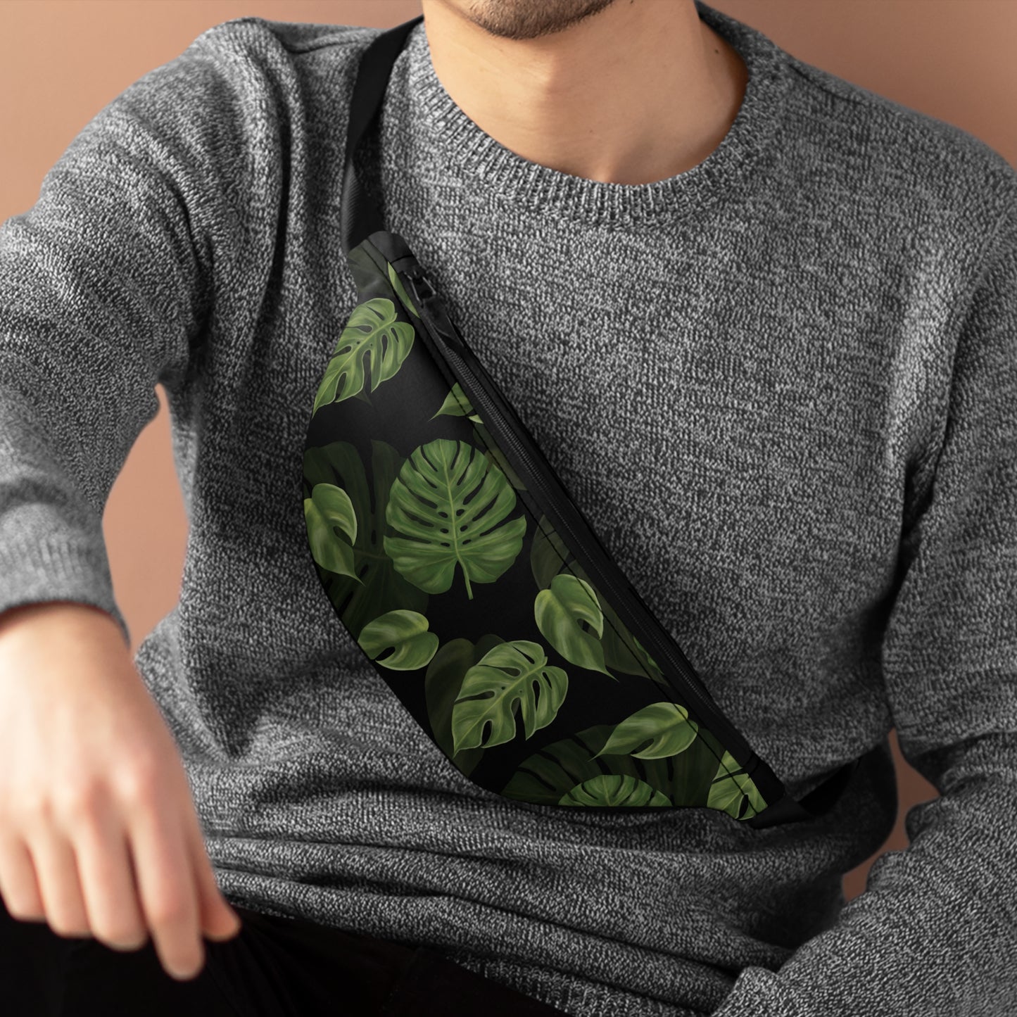 Monstera Leaf Fanny Pack