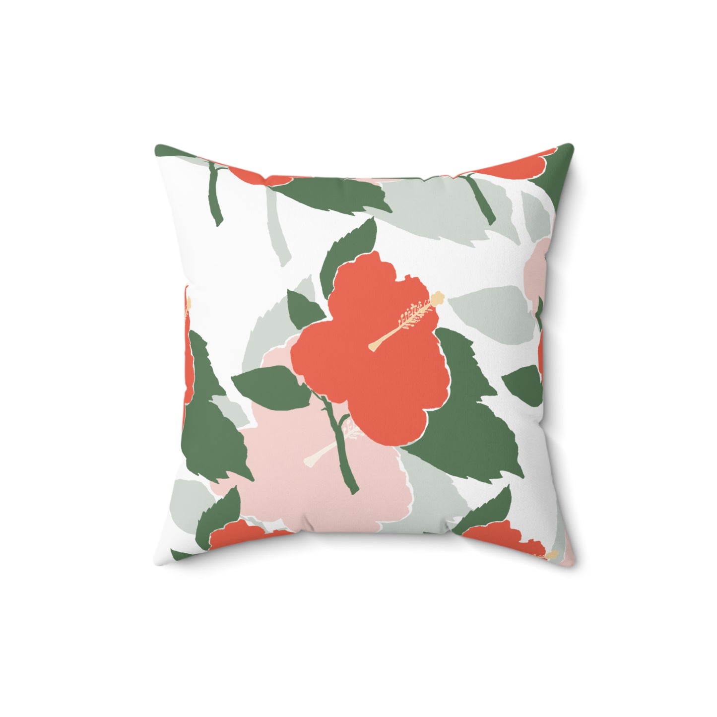 Floral Graphic Throw Pillow