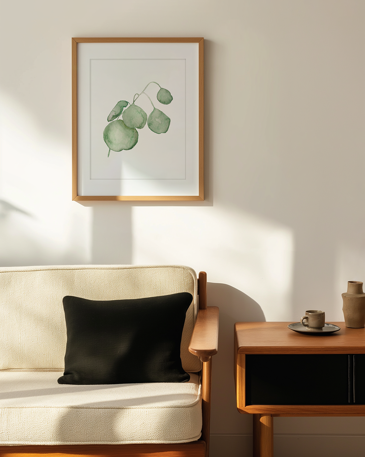 Framed Eucalyptus Leaf 1