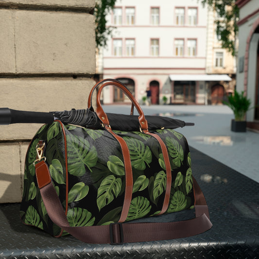 Monstera Leaf Travel Bag