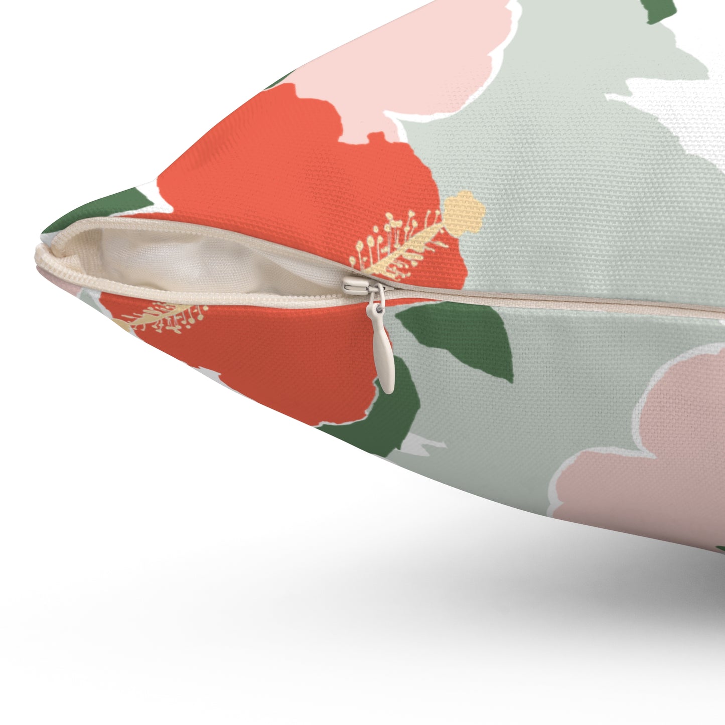 Floral Graphic Throw Pillow