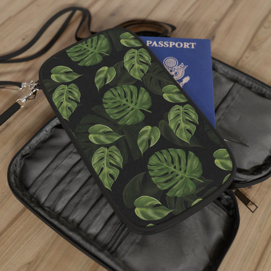 Monstera Leaf Passport Wallet