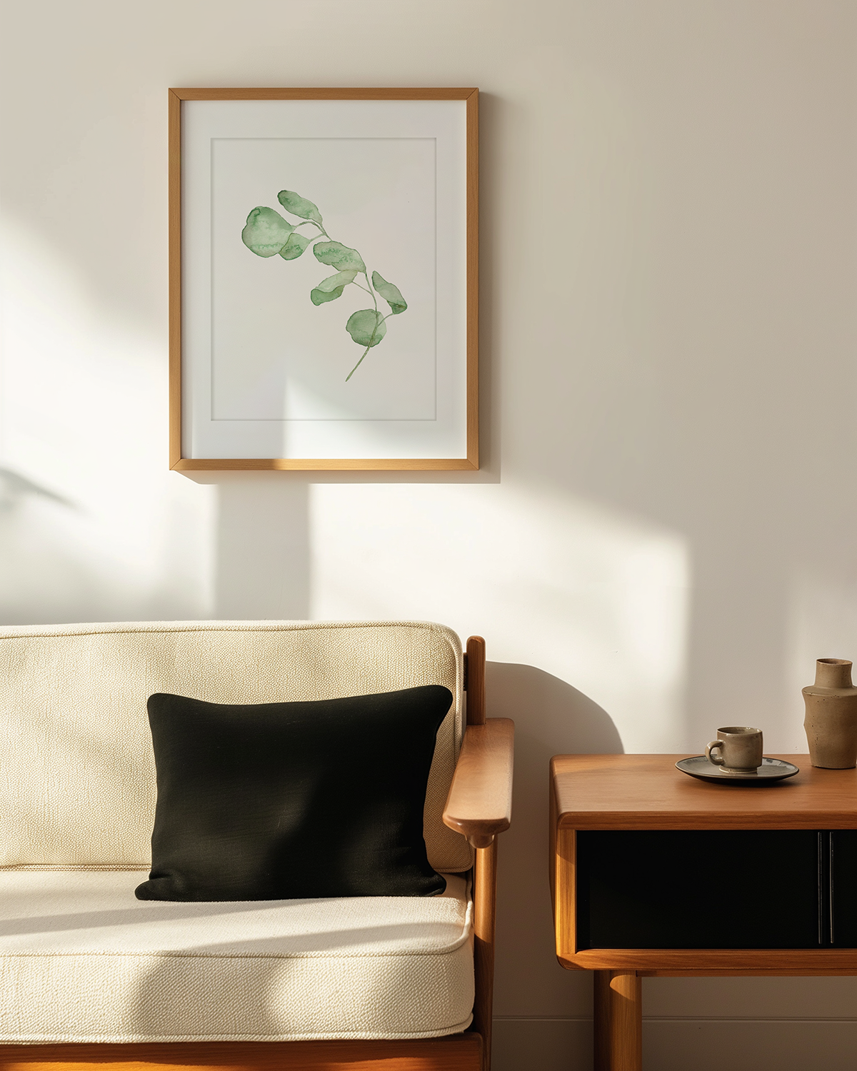 Framed Eucalyptus Leaf 2